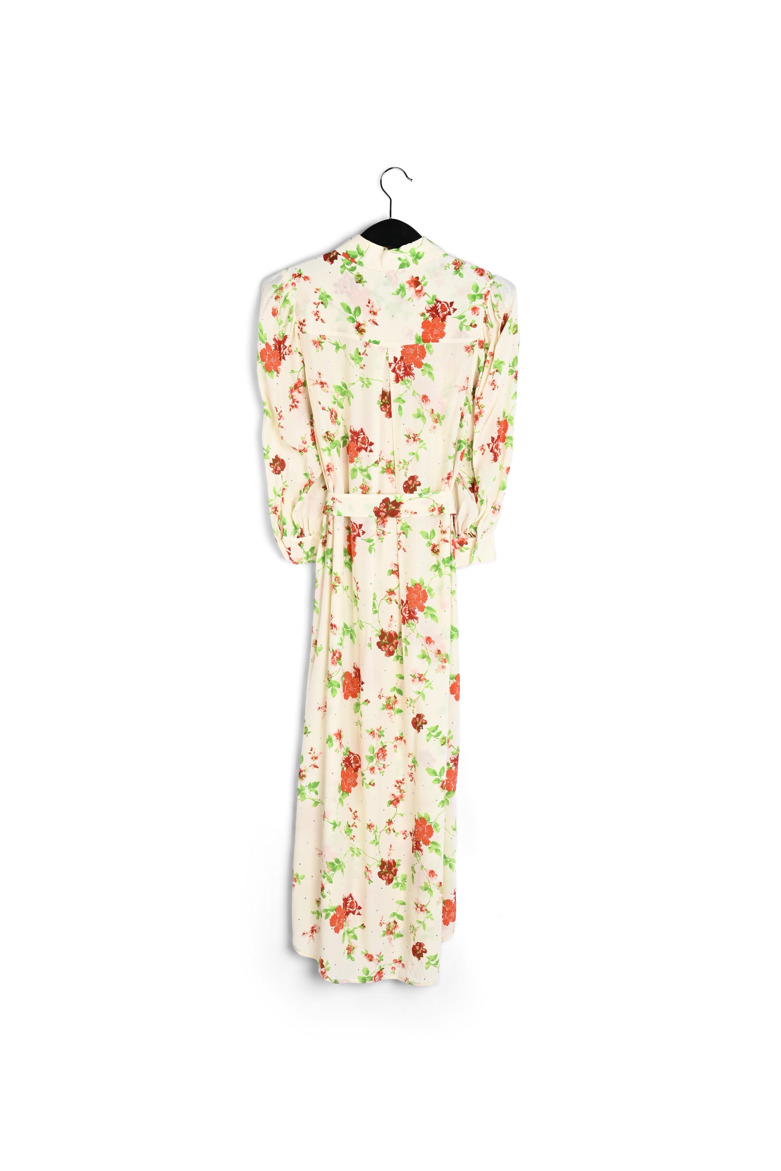 Robe chemise blanc cassé à imprimé fleuri RE—SSENTIEL seconde main photo 2