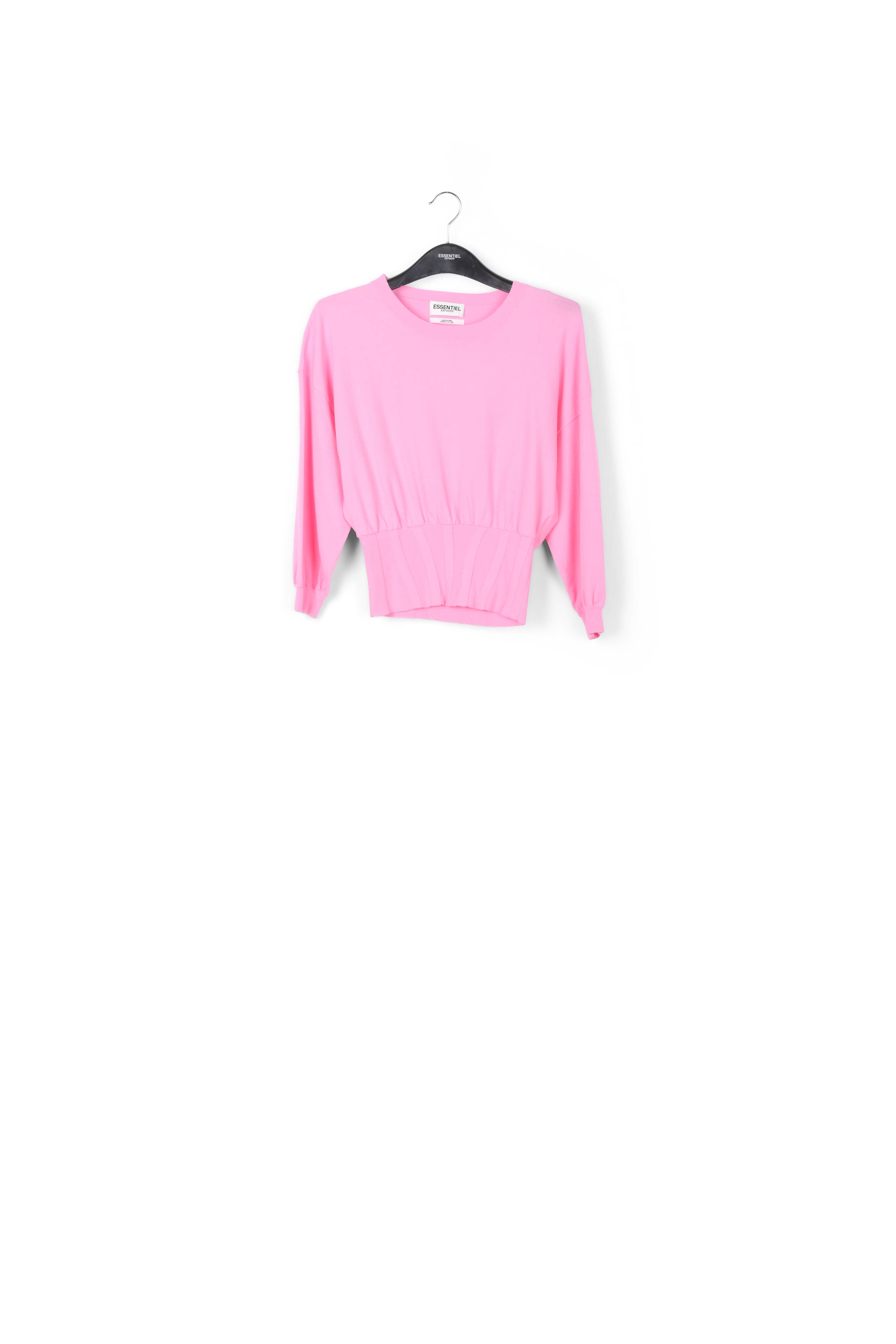 Lichtroze trui met aansluitende taille RE—SSENTIEL tweedehands photo 1