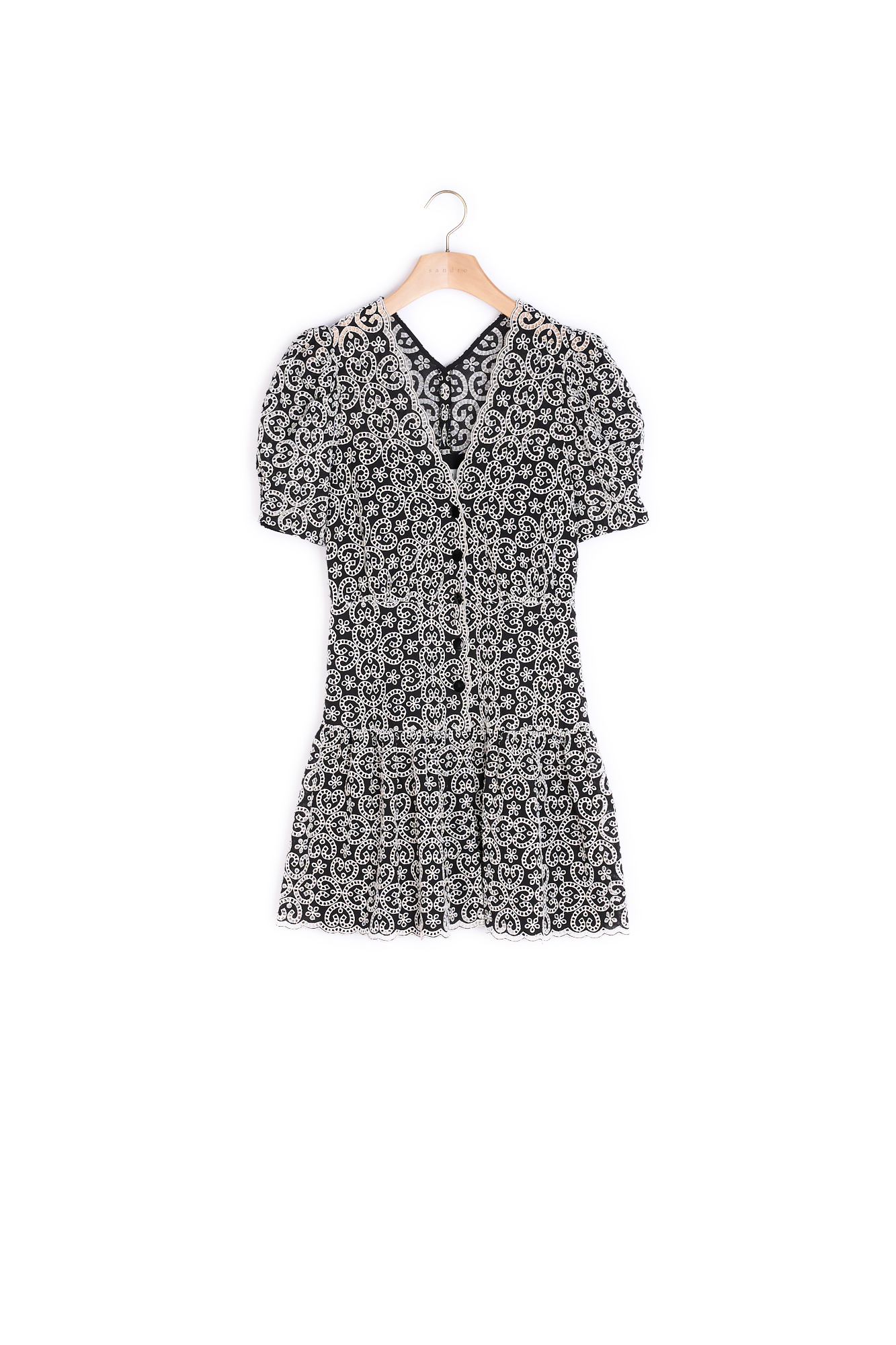 Photo produit Robe courte en guipure numéro 0