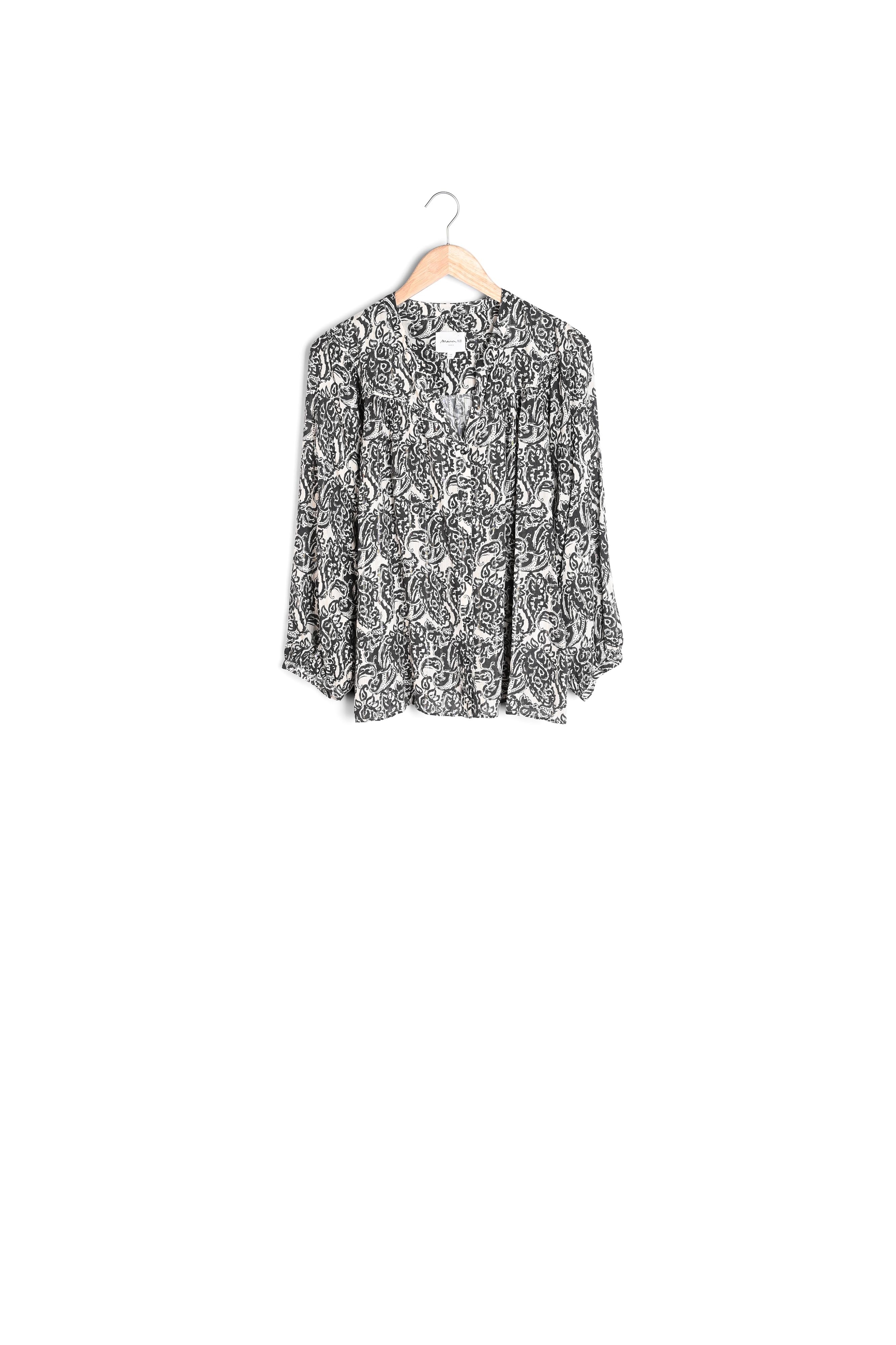 Blouse écrue imprimé fleuri Timeo Maison 123 seconde main photo 2
