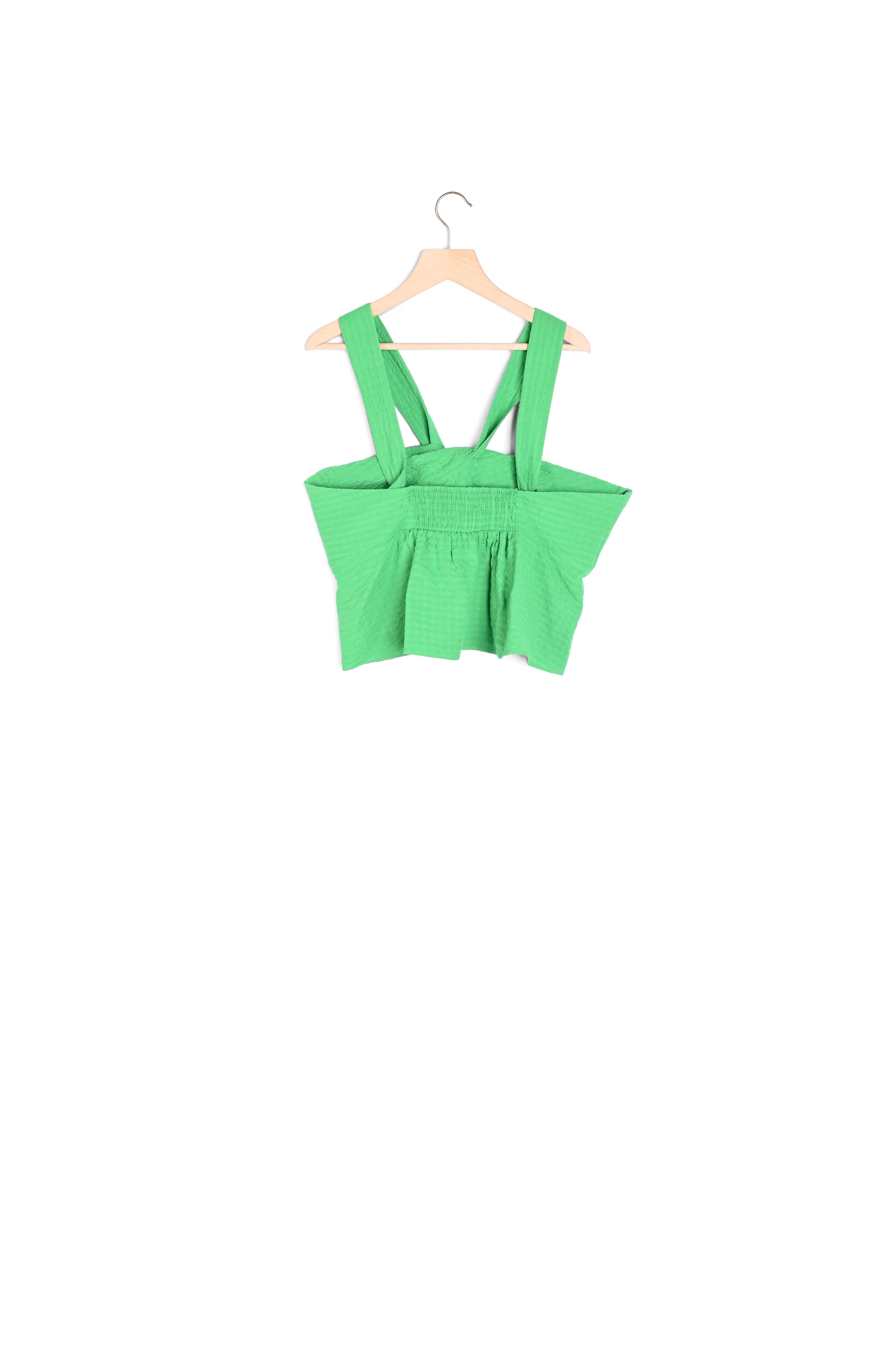 TOP LOUISE VERT PELOUSE