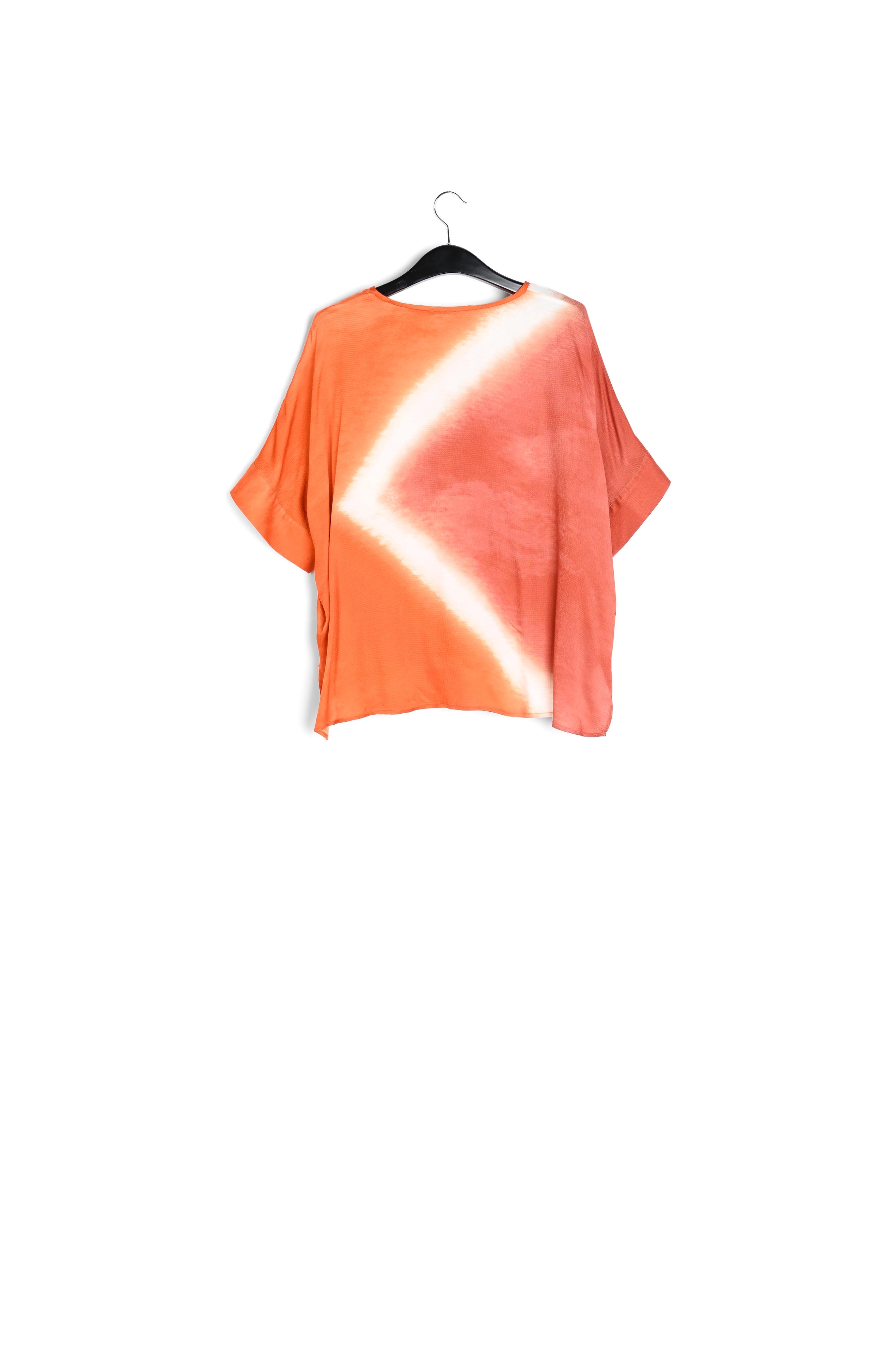 Top carré au tie-dye orange RE—SSENTIEL seconde main photo 2