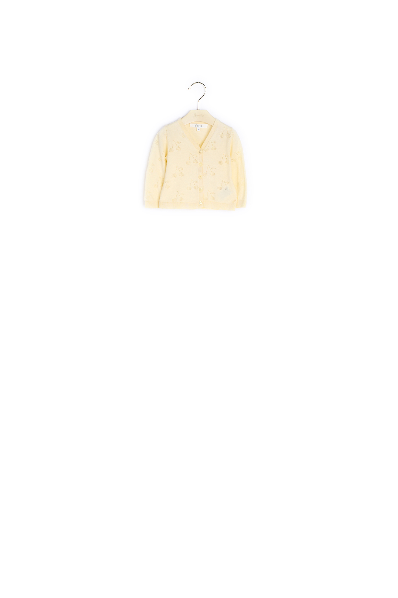 Cardigan en coton ajouré Bonpoint Vintage seconde main photo 1