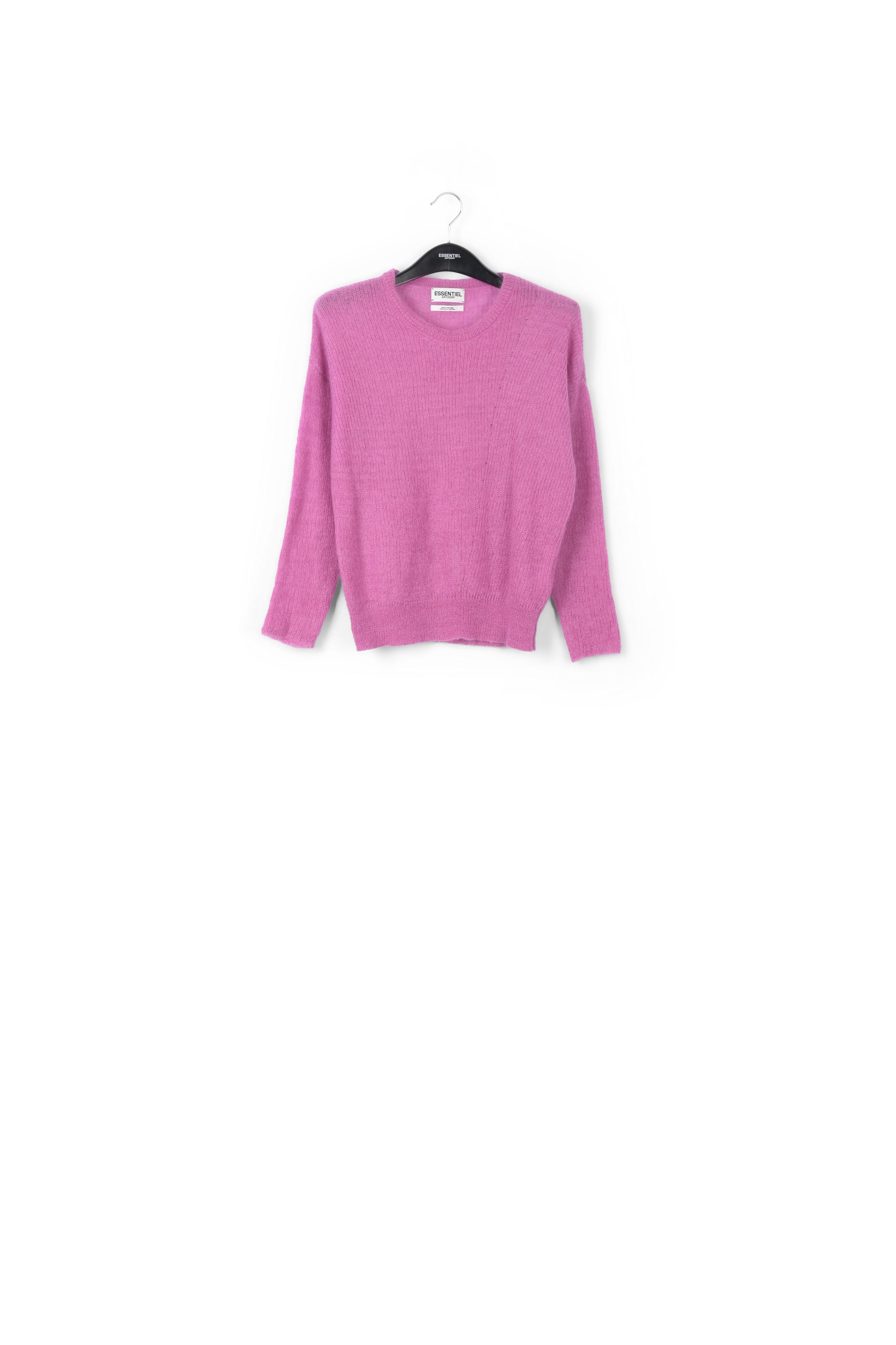 Pull oversize lilas en mohair mélangé RE—SSENTIEL seconde main photo 1