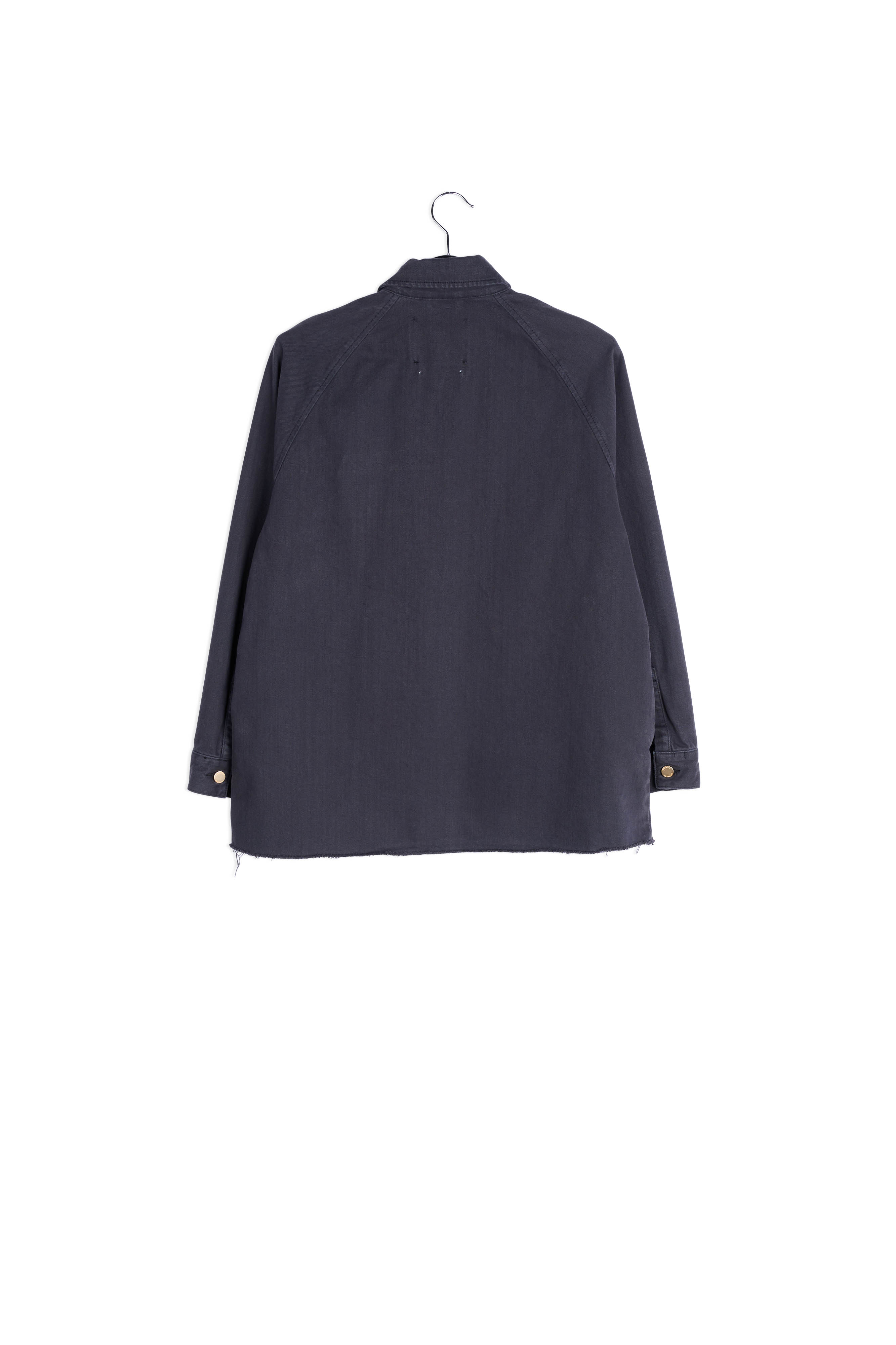 Surchemise en denim noir RE—SSENTIEL seconde main photo 2