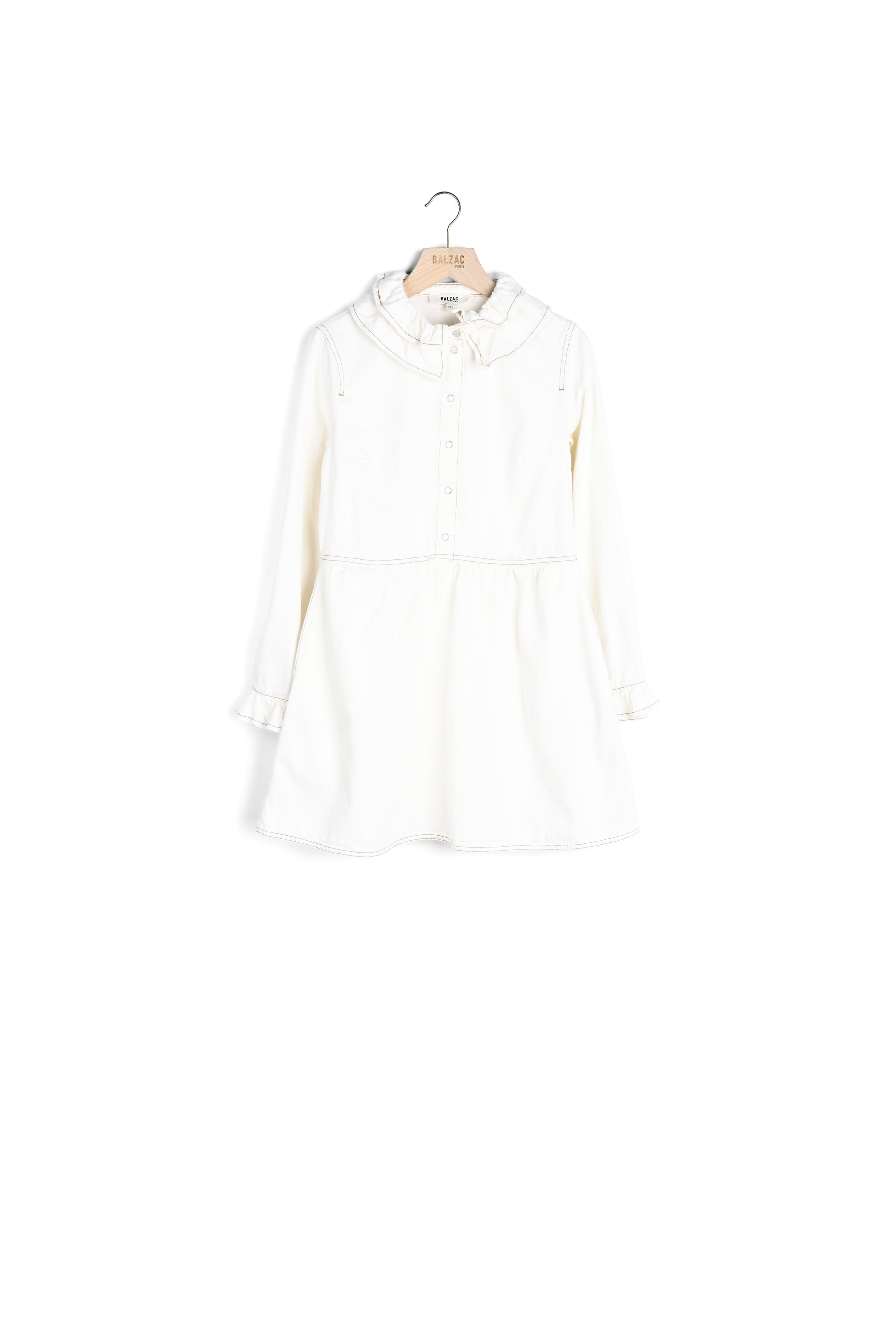 ROBE BELKIS BLANC PERLE Balzac seconde main photo 1