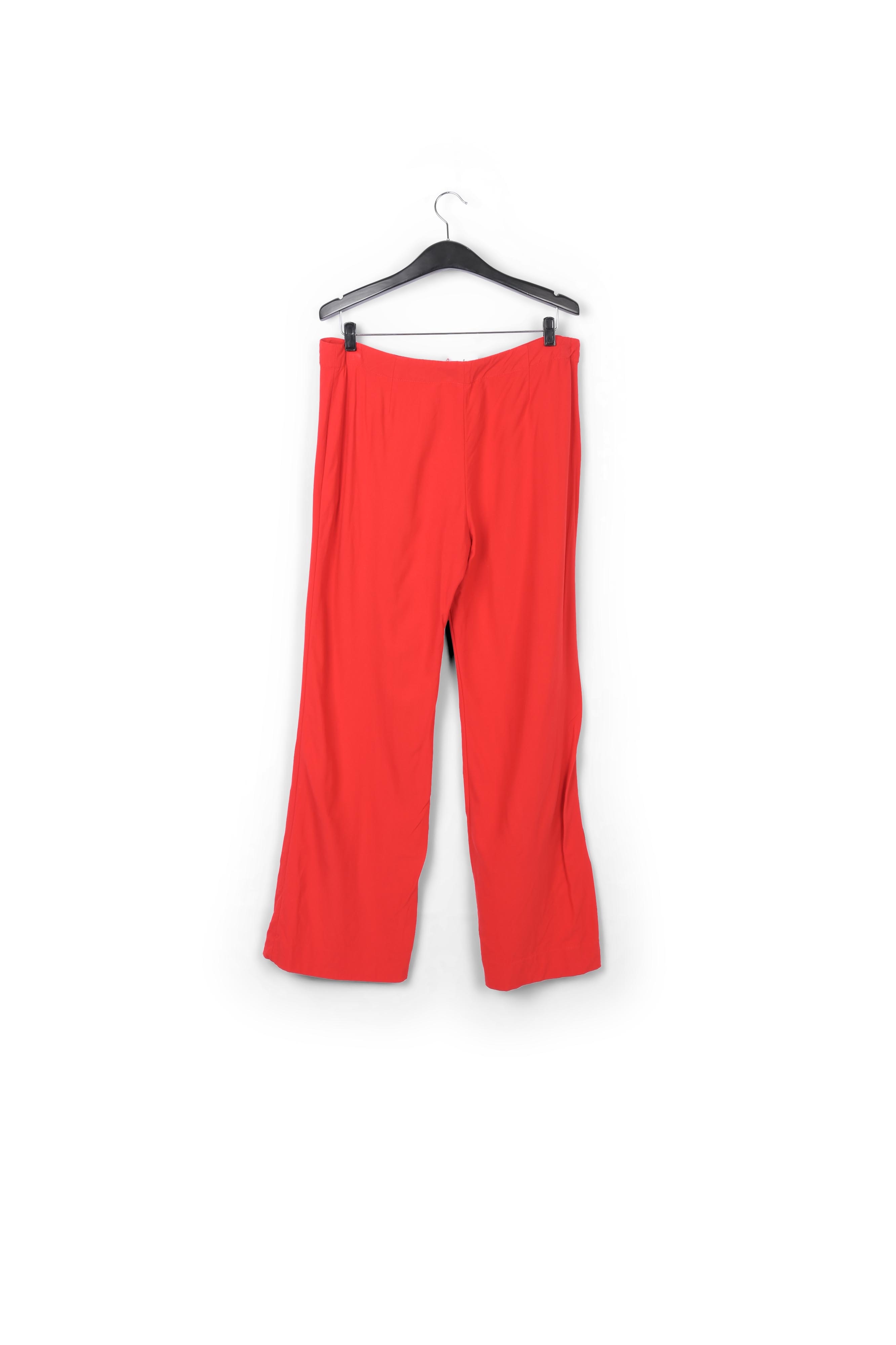 Red wide-leg high waist pants RE—SSENTIEL second-hand photo 2