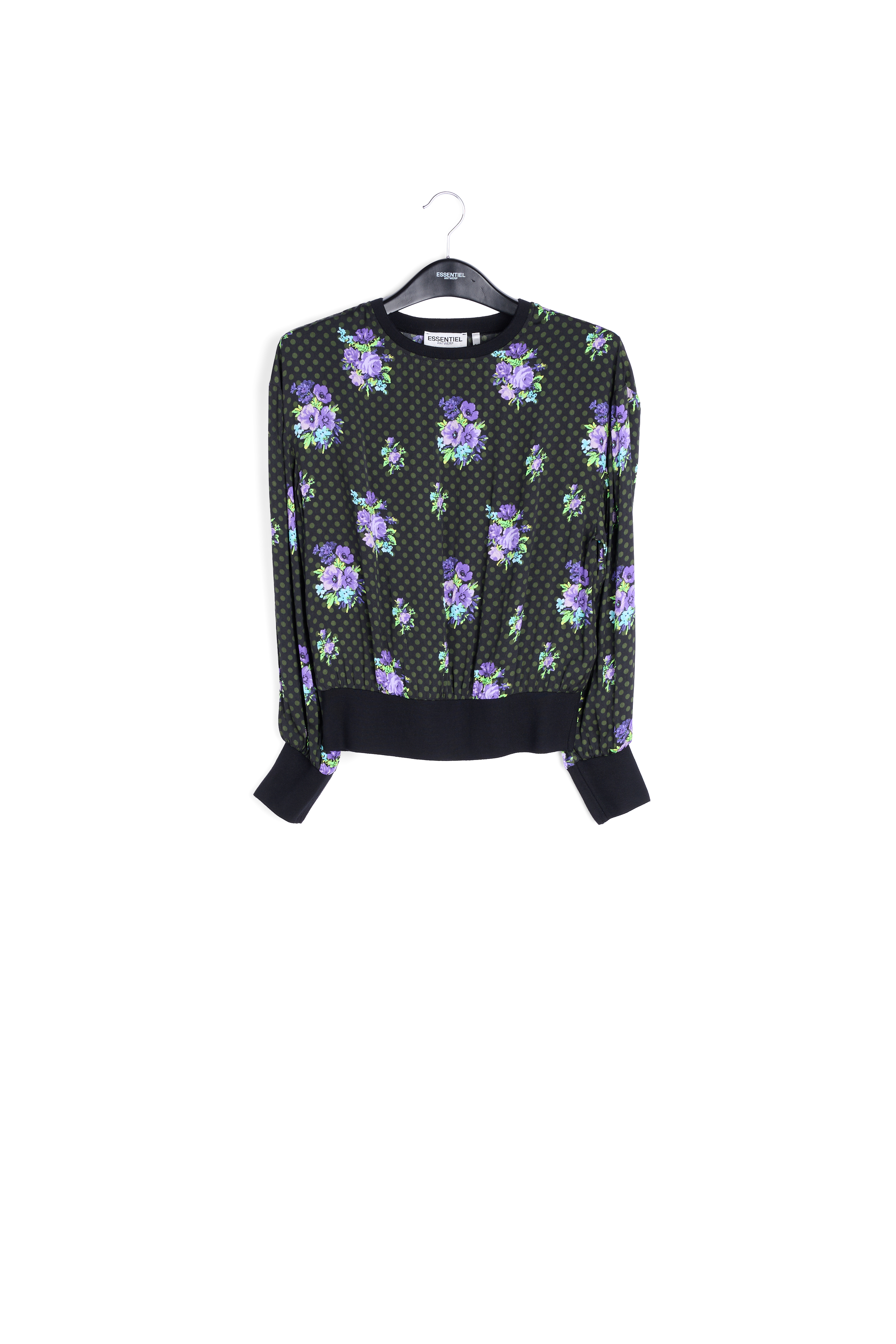 Floral polka dot top RE—SSENTIEL second-hand photo 1