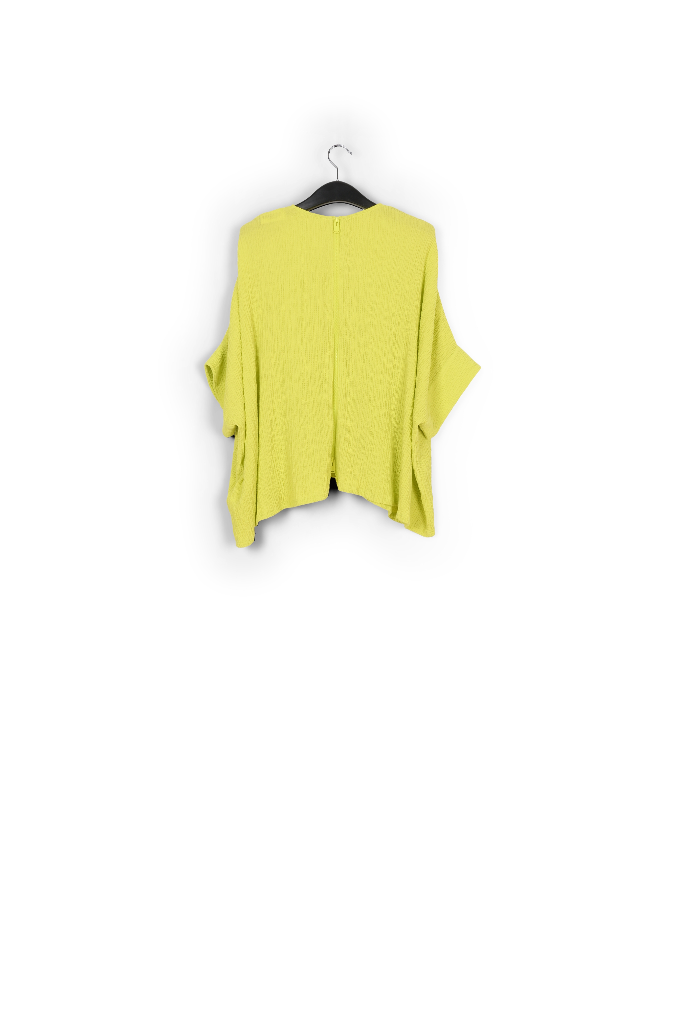 Lime green oversized seersucker top RE—SSENTIEL second-hand photo 2