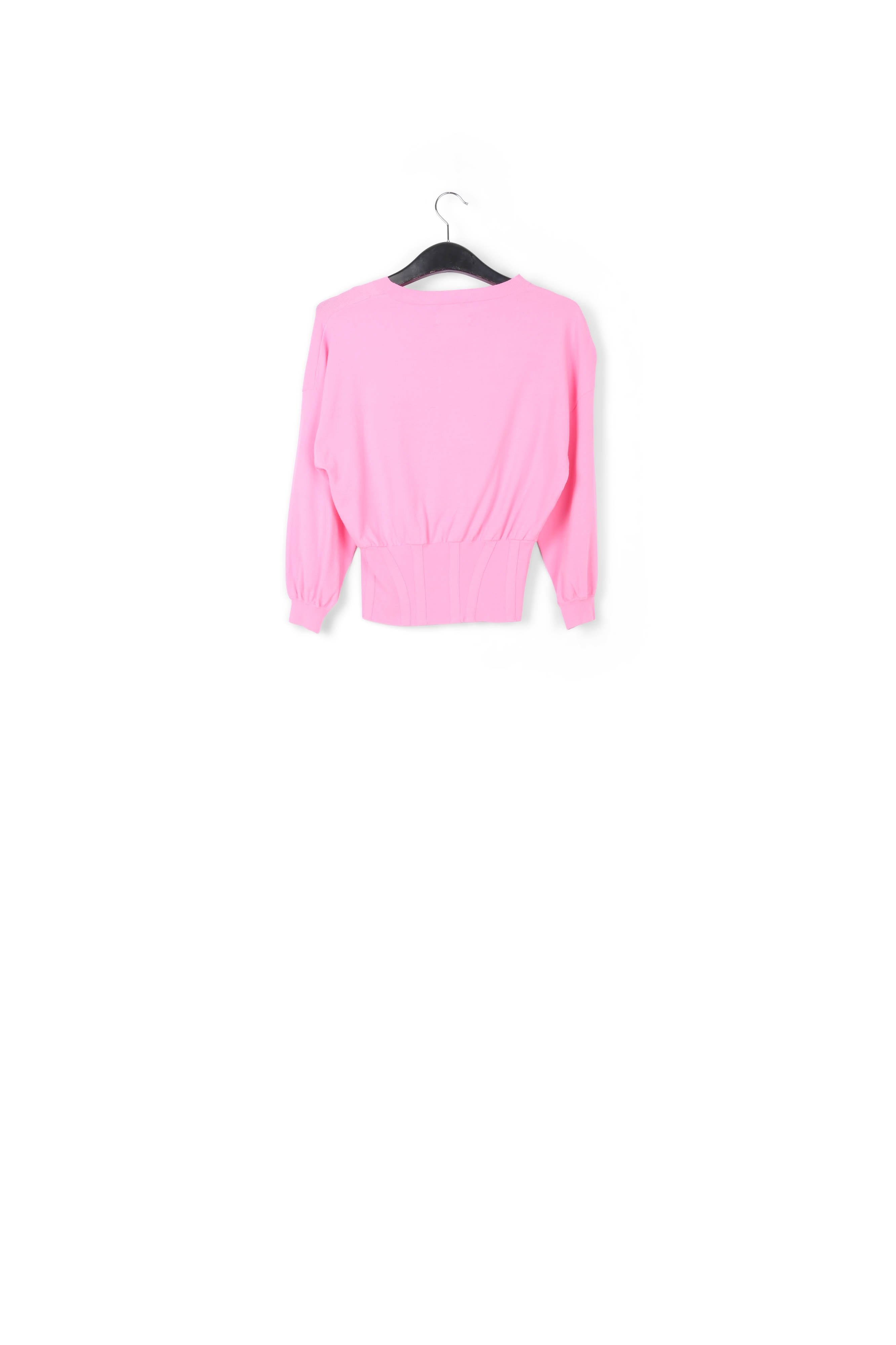 Lichtroze trui met aansluitende taille RE—SSENTIEL tweedehands photo 2