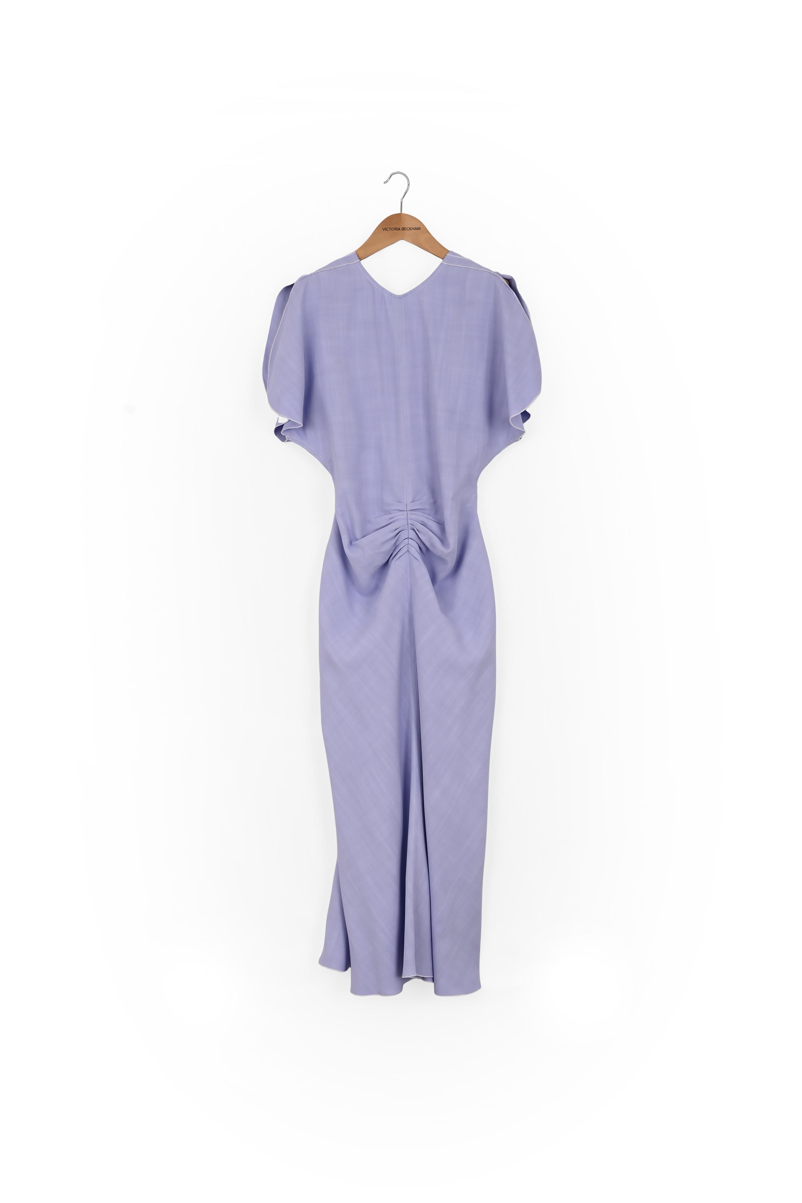 Gathered Waist Midi Dress