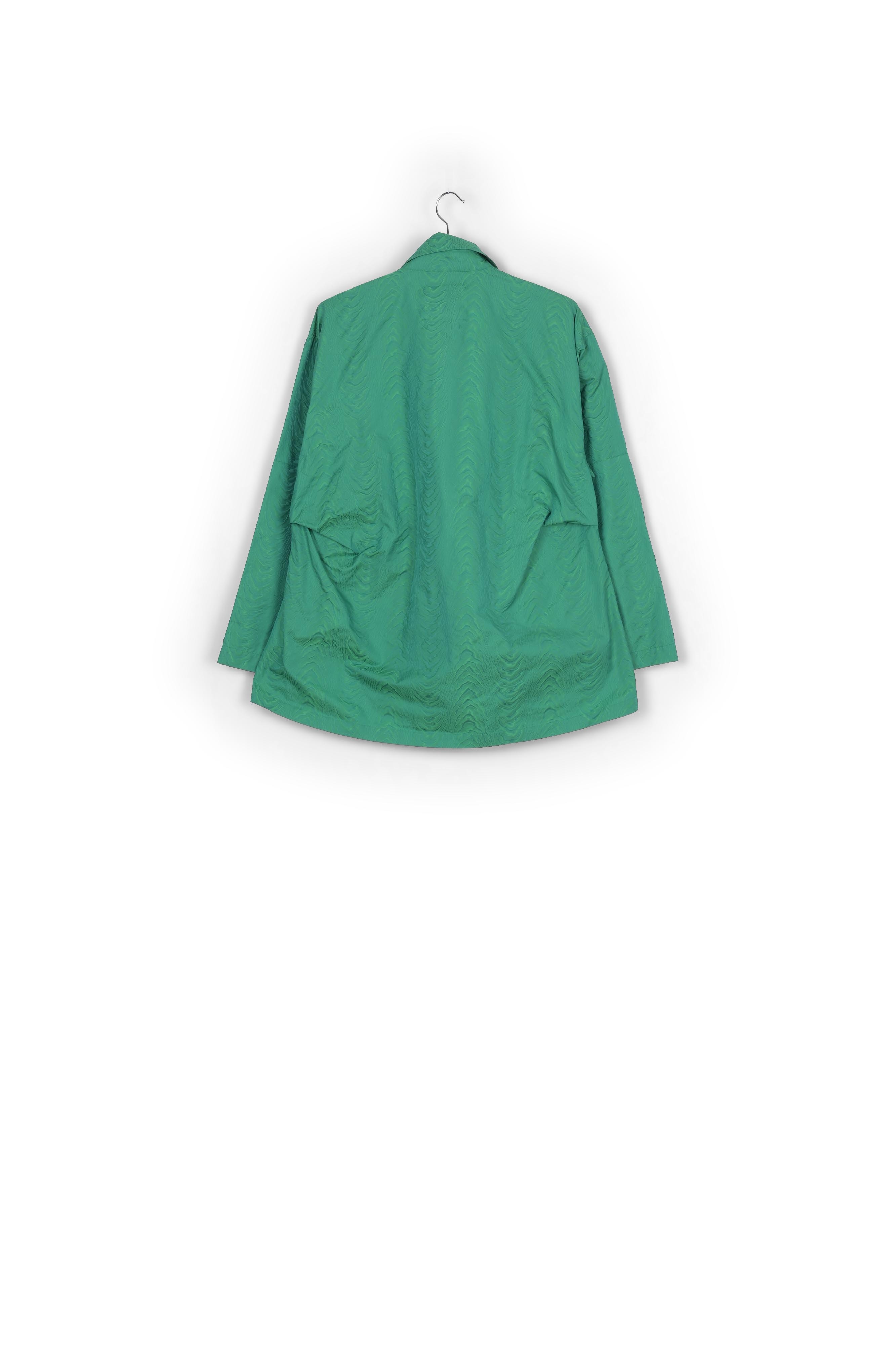 Veste en jacquard verte RE—SSENTIEL seconde main photo 2