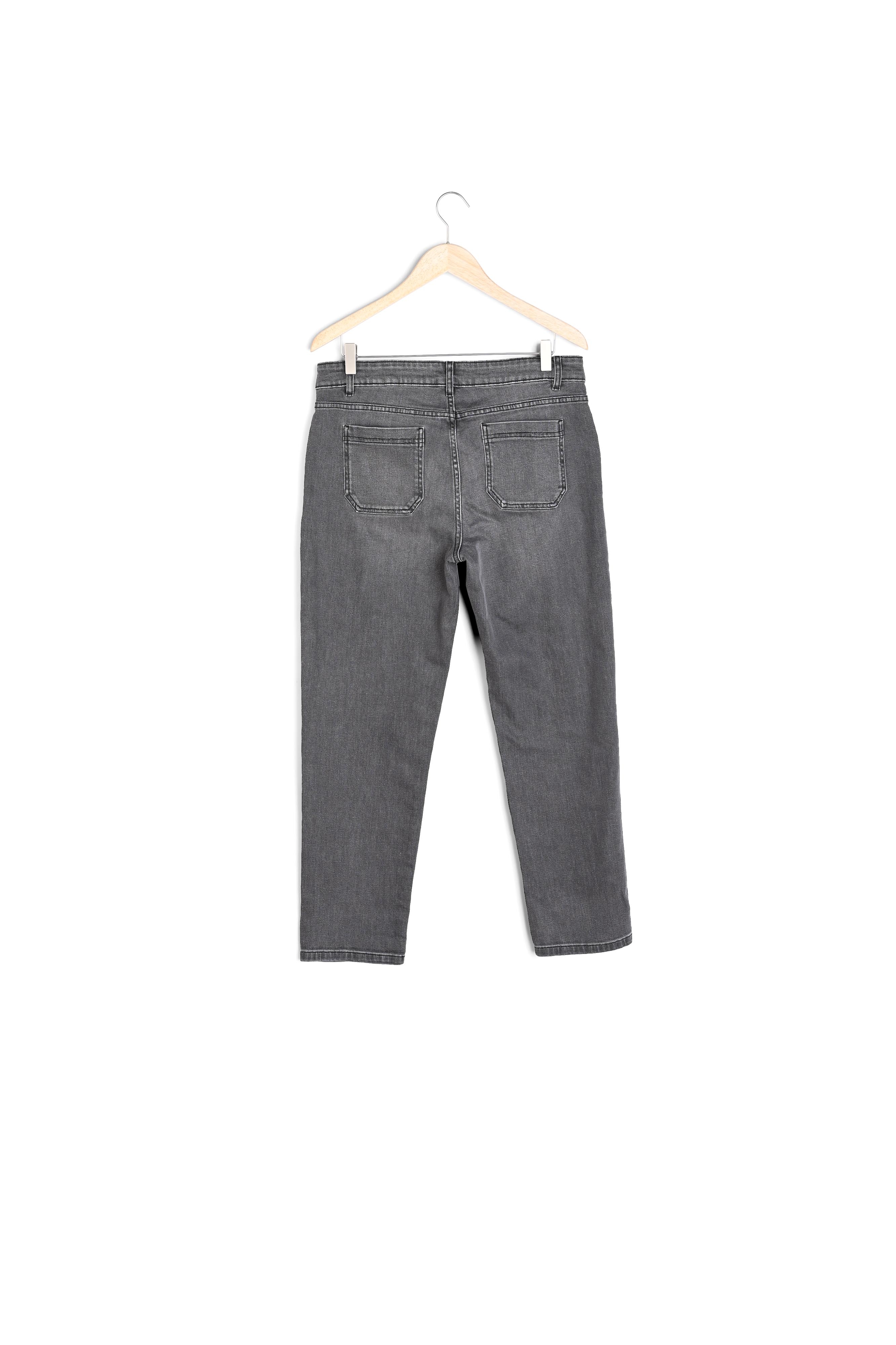 Jean chino en denim gris NALLA Maison 123 seconde main photo 2
