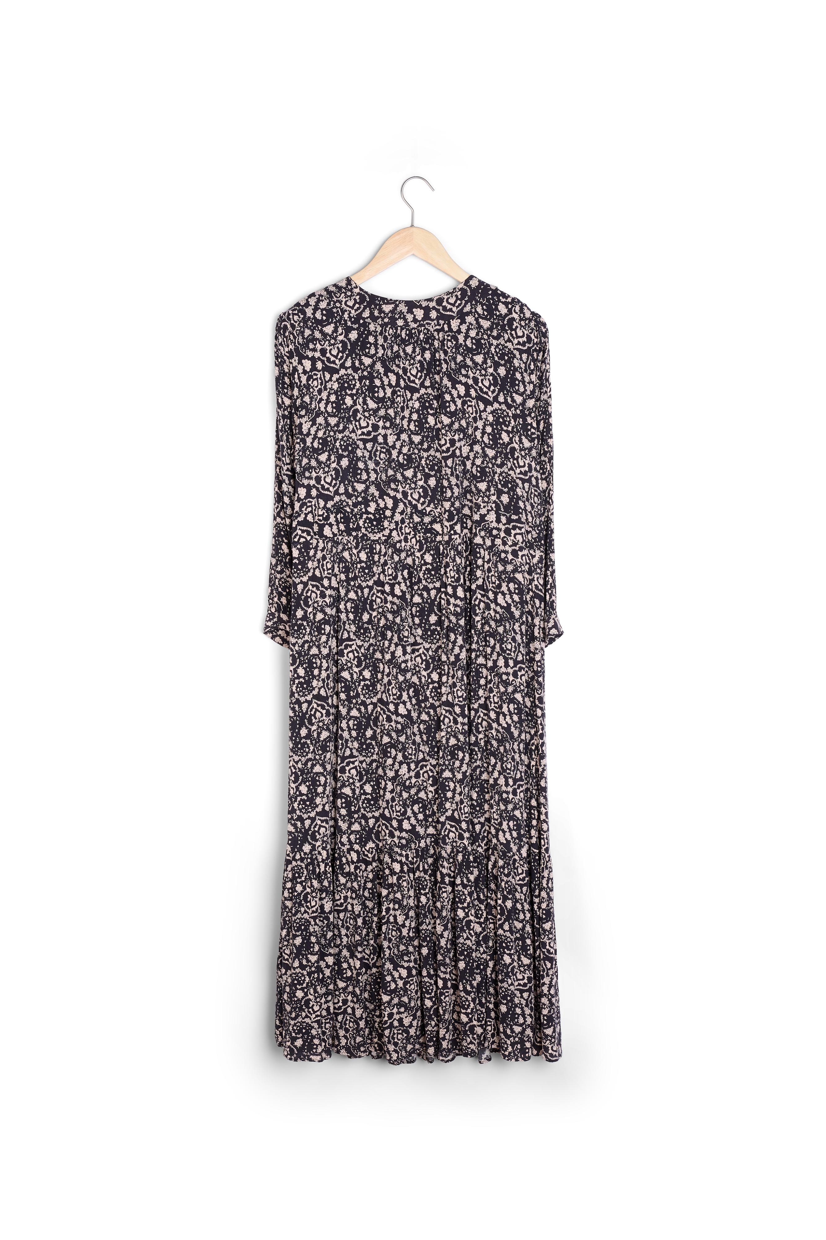 Robe longue noire imprimée LUDINE Maison 123 seconde main photo 4
