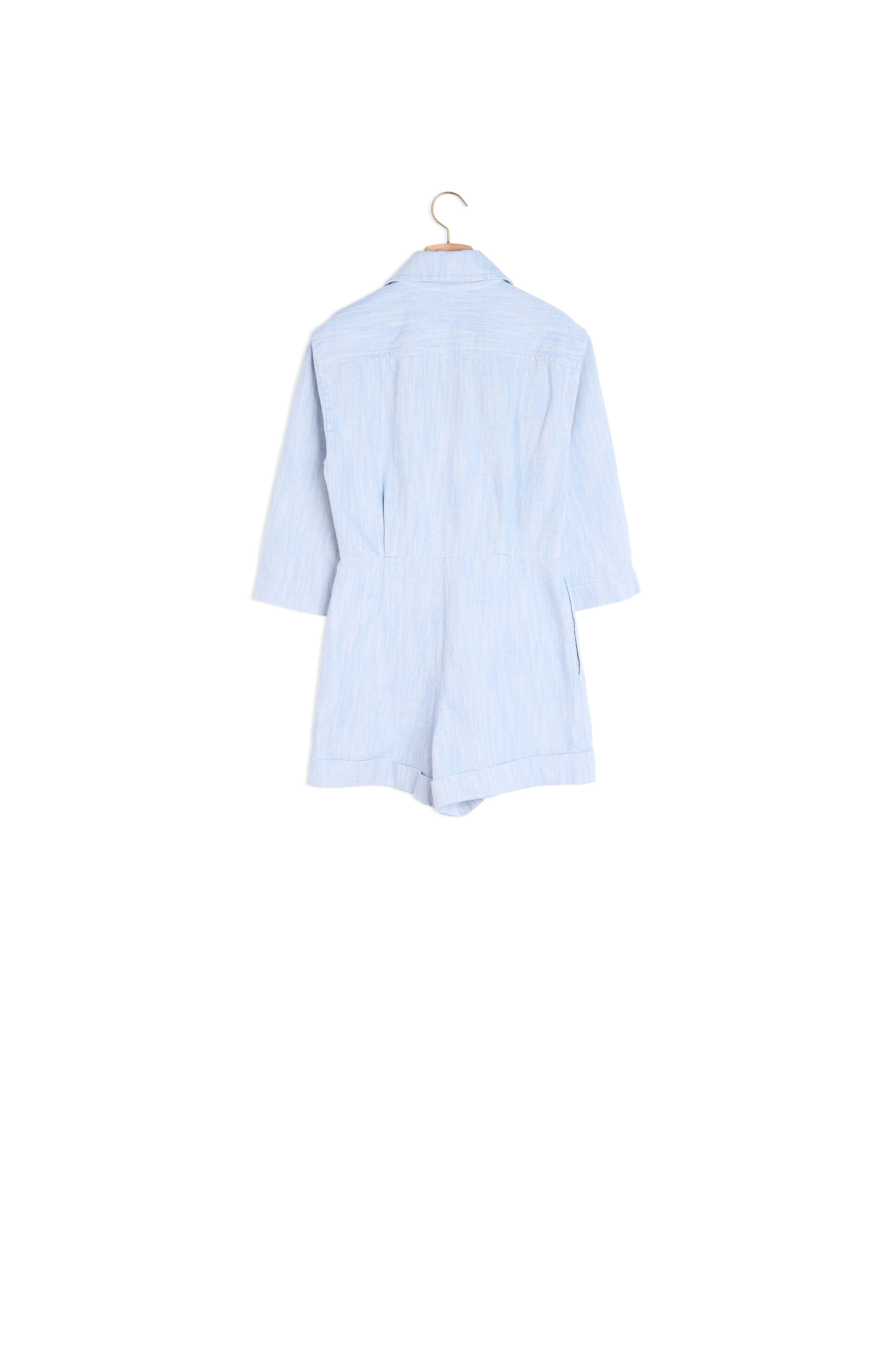 Linen and cotton playsuit