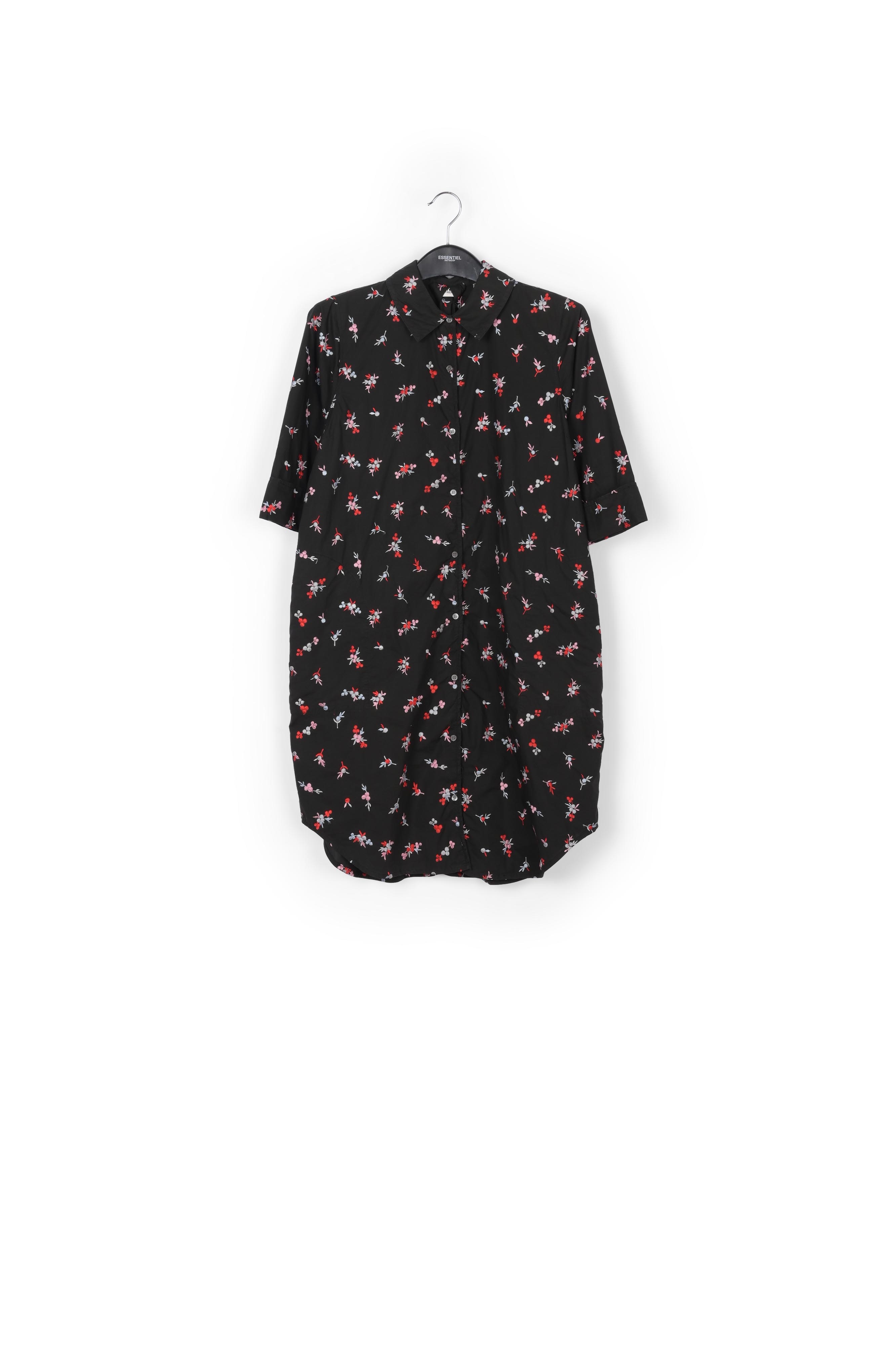 Robe chemise recouverte de broderies RE—SSENTIEL seconde main photo 1