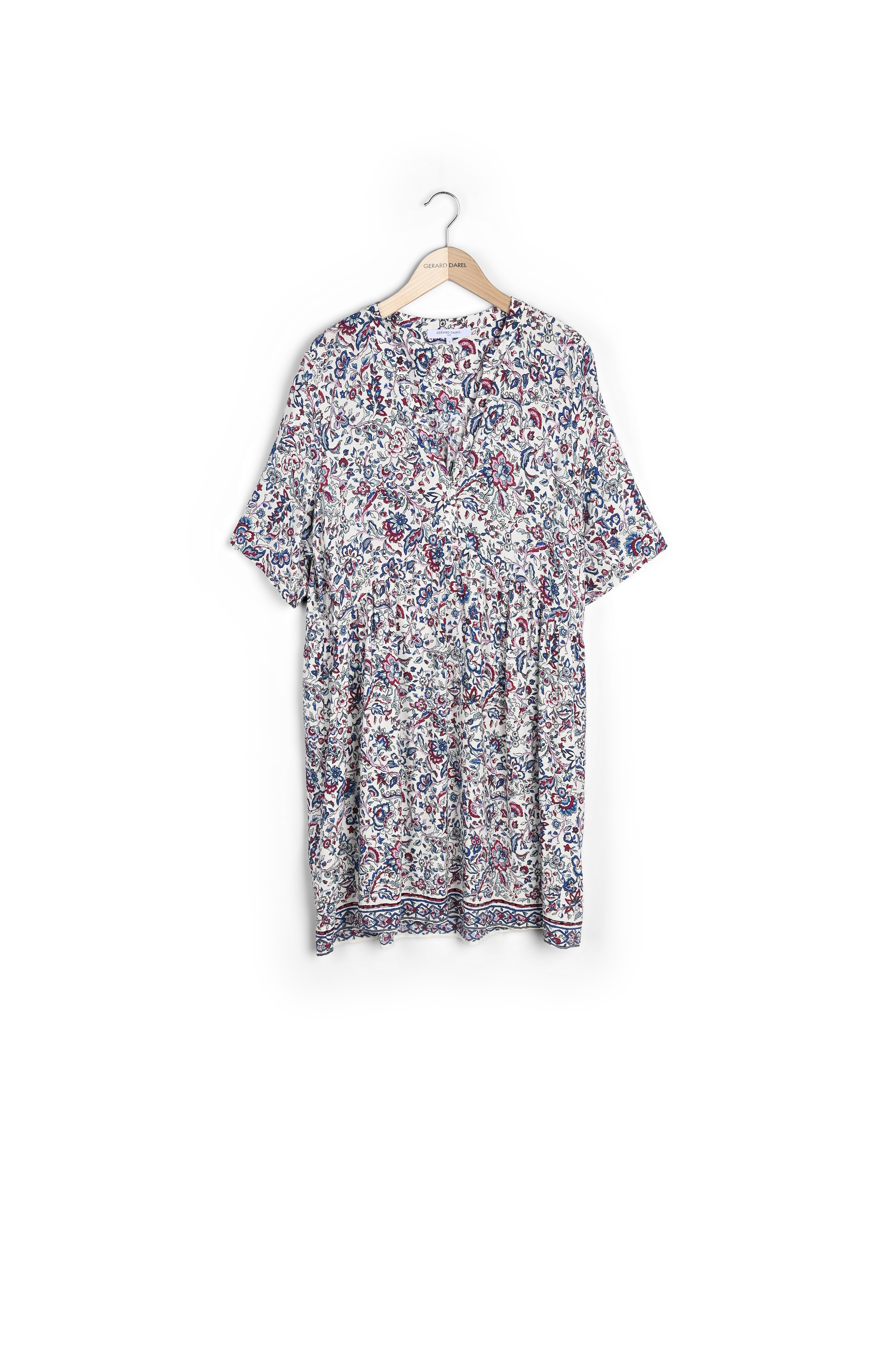 Robe courte à fleurs - JUSTINIEN Gerard Darel seconde main photo 1