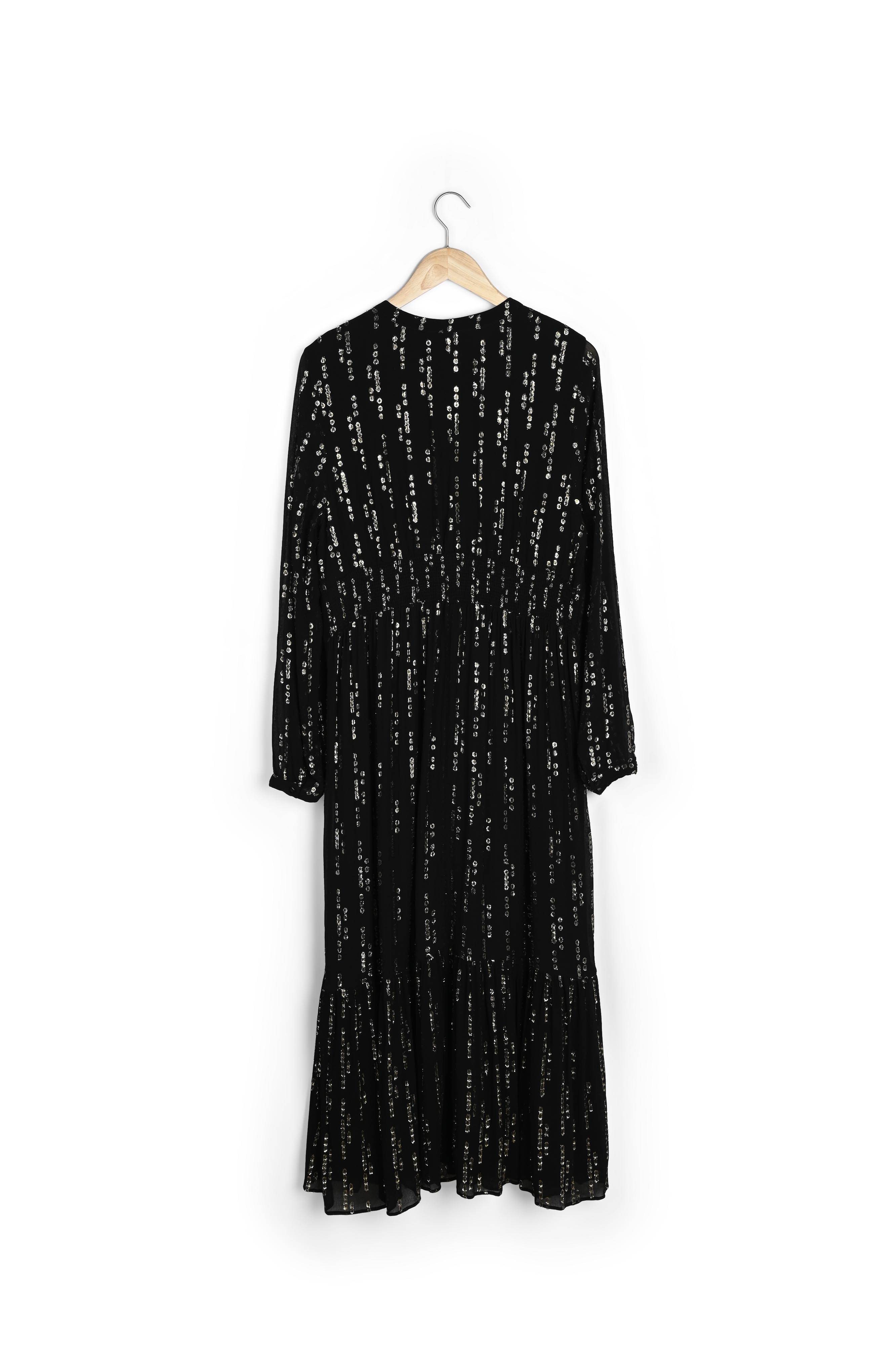 Robe longue noire et dorée Heaven Maison 123 seconde main photo 2
