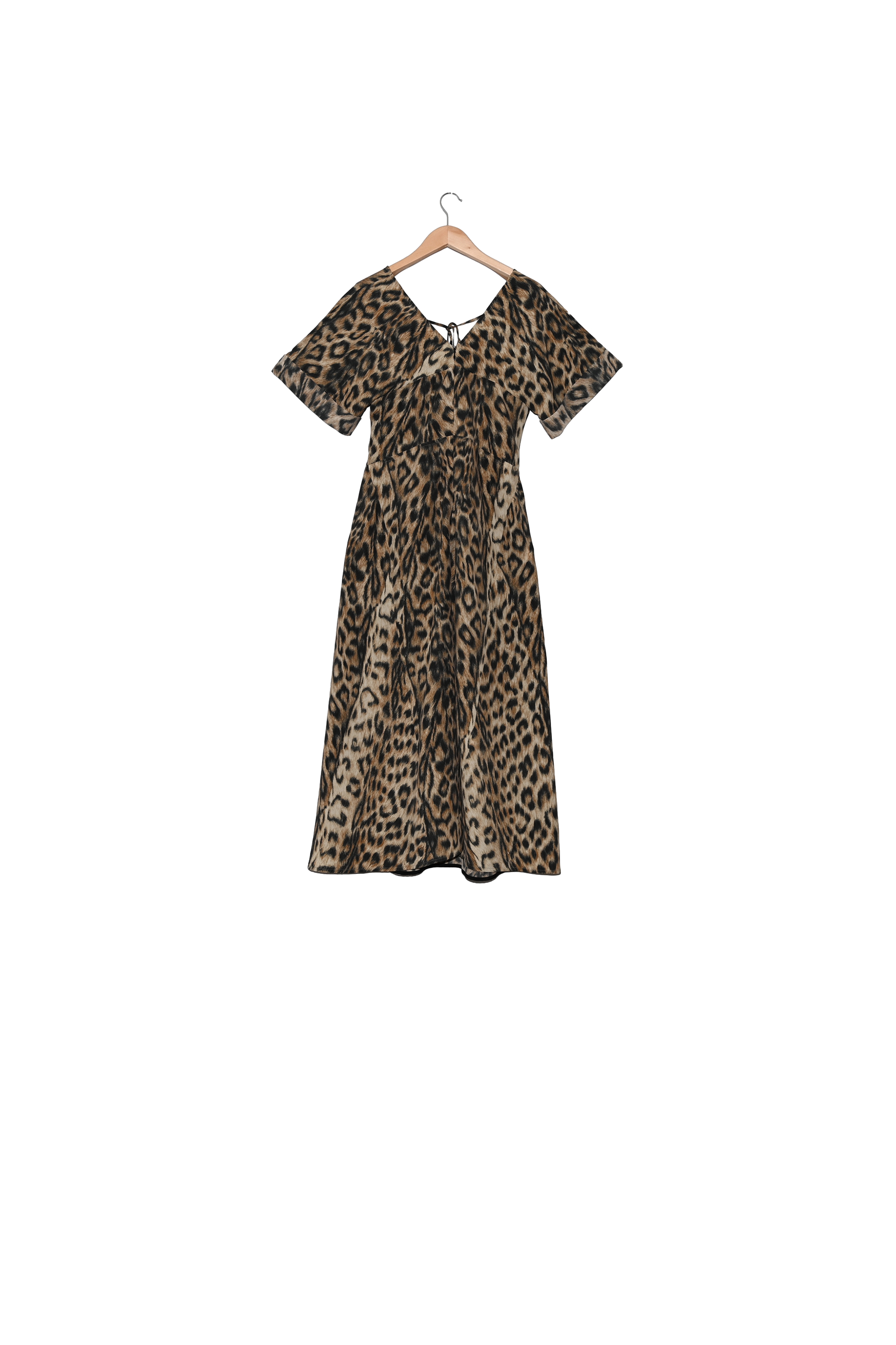 Tie Detail Short Sleeve Midi Dress Victoria Beckham second-hand photo 3