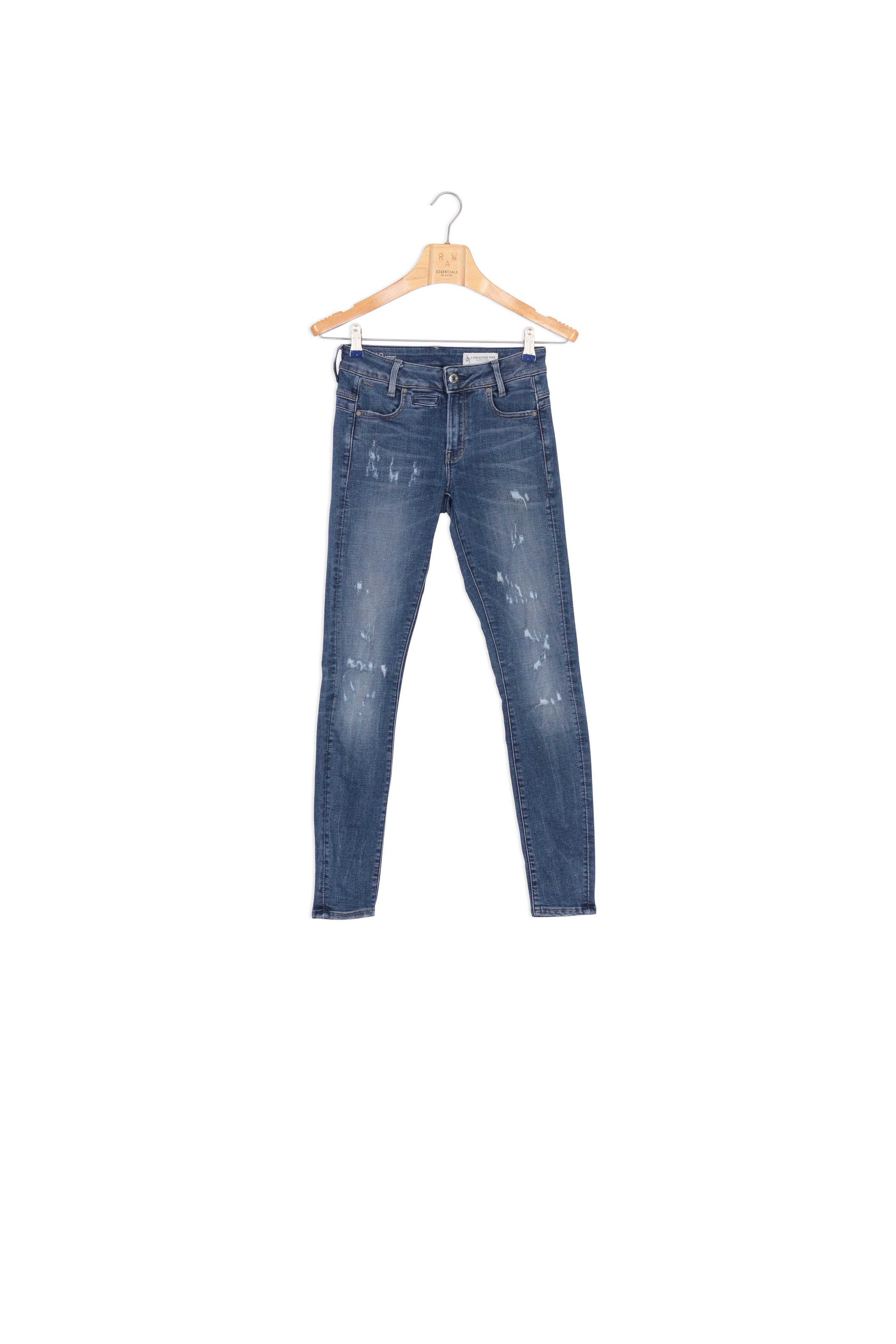 D-Staq Mid-Waist Skinny Jeans G-star tweedehands photo 1