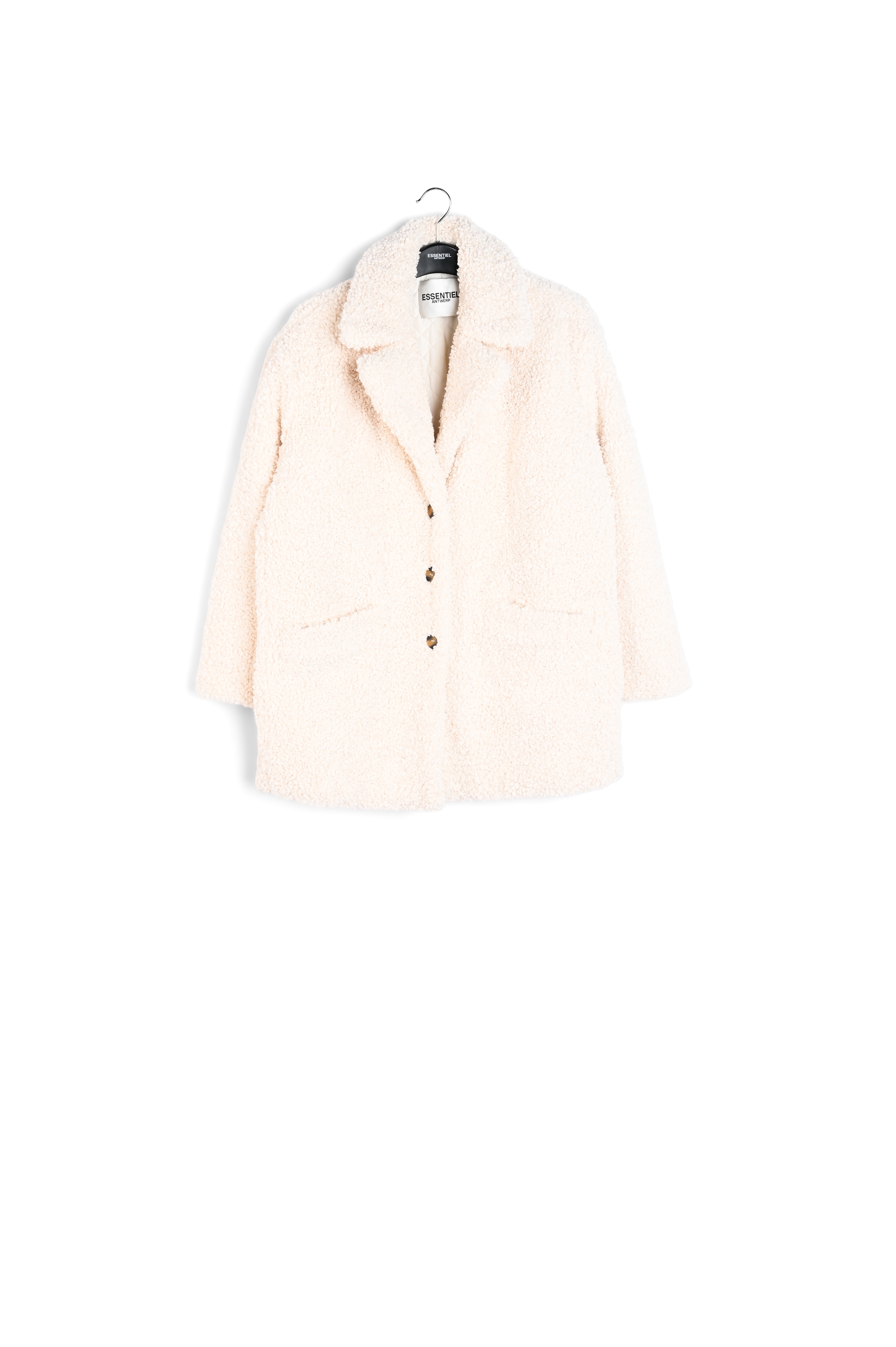 Veste teddy écrue oversize RE—SSENTIEL seconde main photo 1