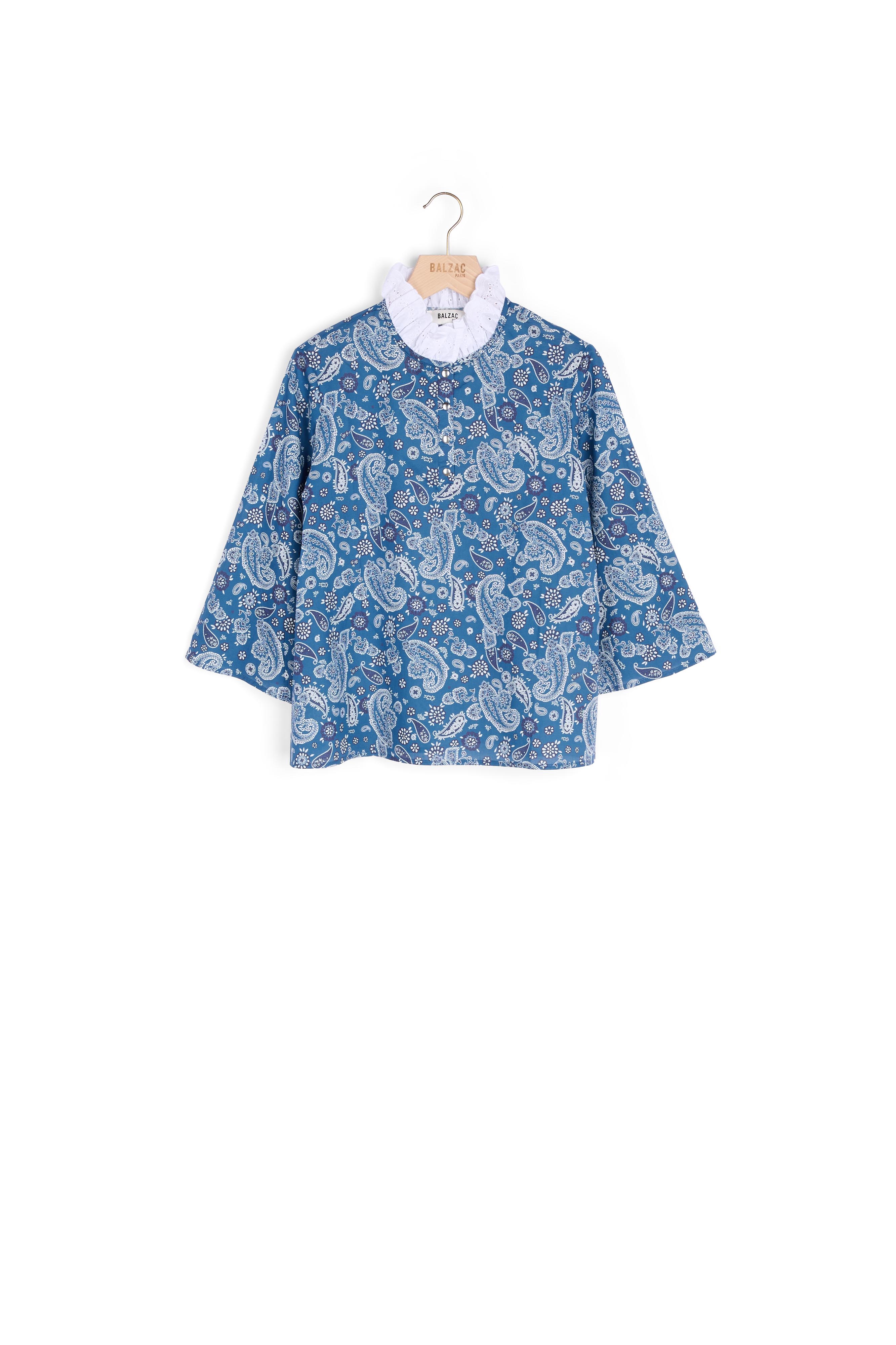 BLOUSE AVENTURE IMPRIMÉ BANDANA Balzac seconde main photo 1