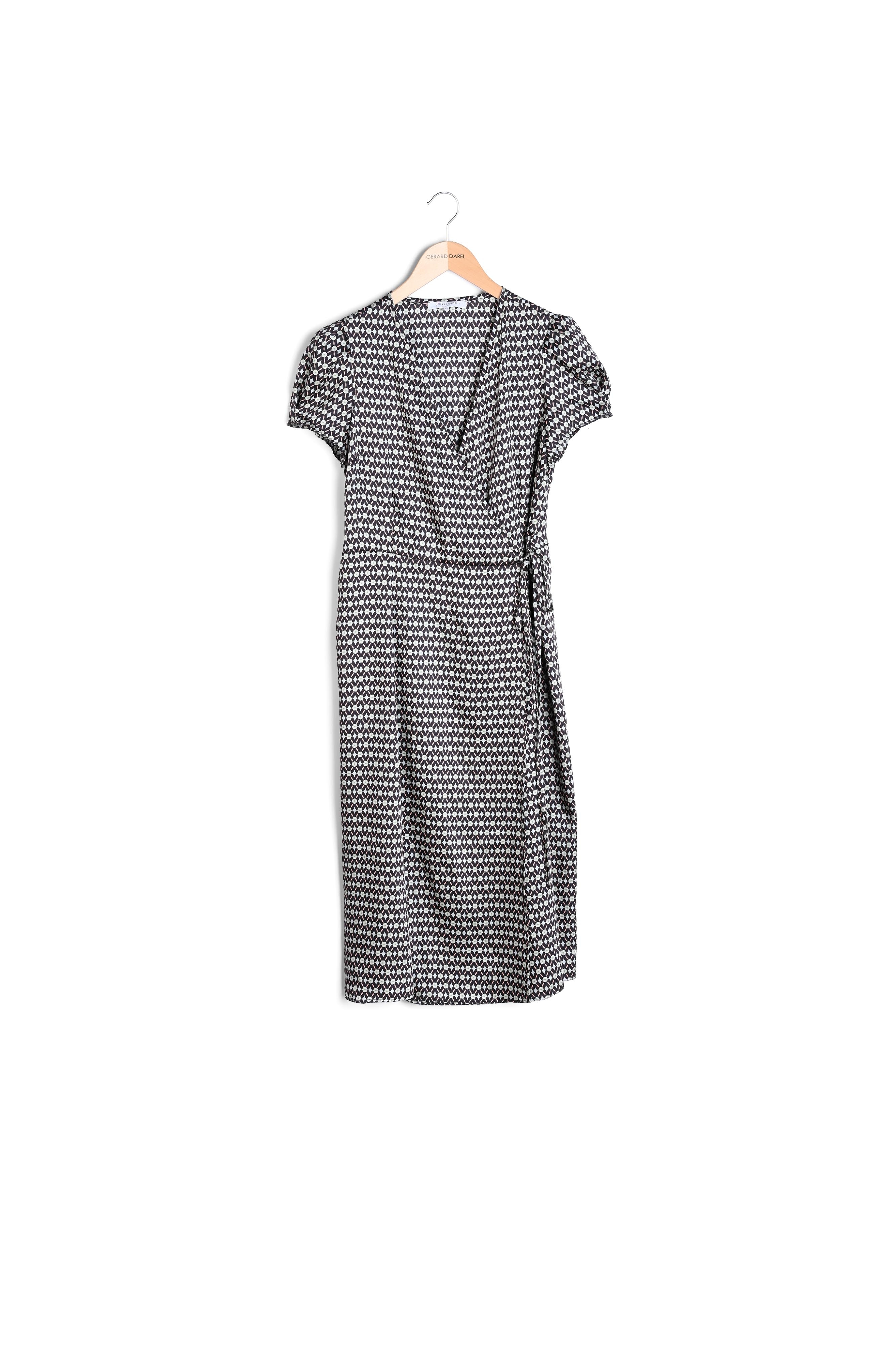 Robe midi portefeuille imprimée - SELENA Gerard Darel seconde main photo 1