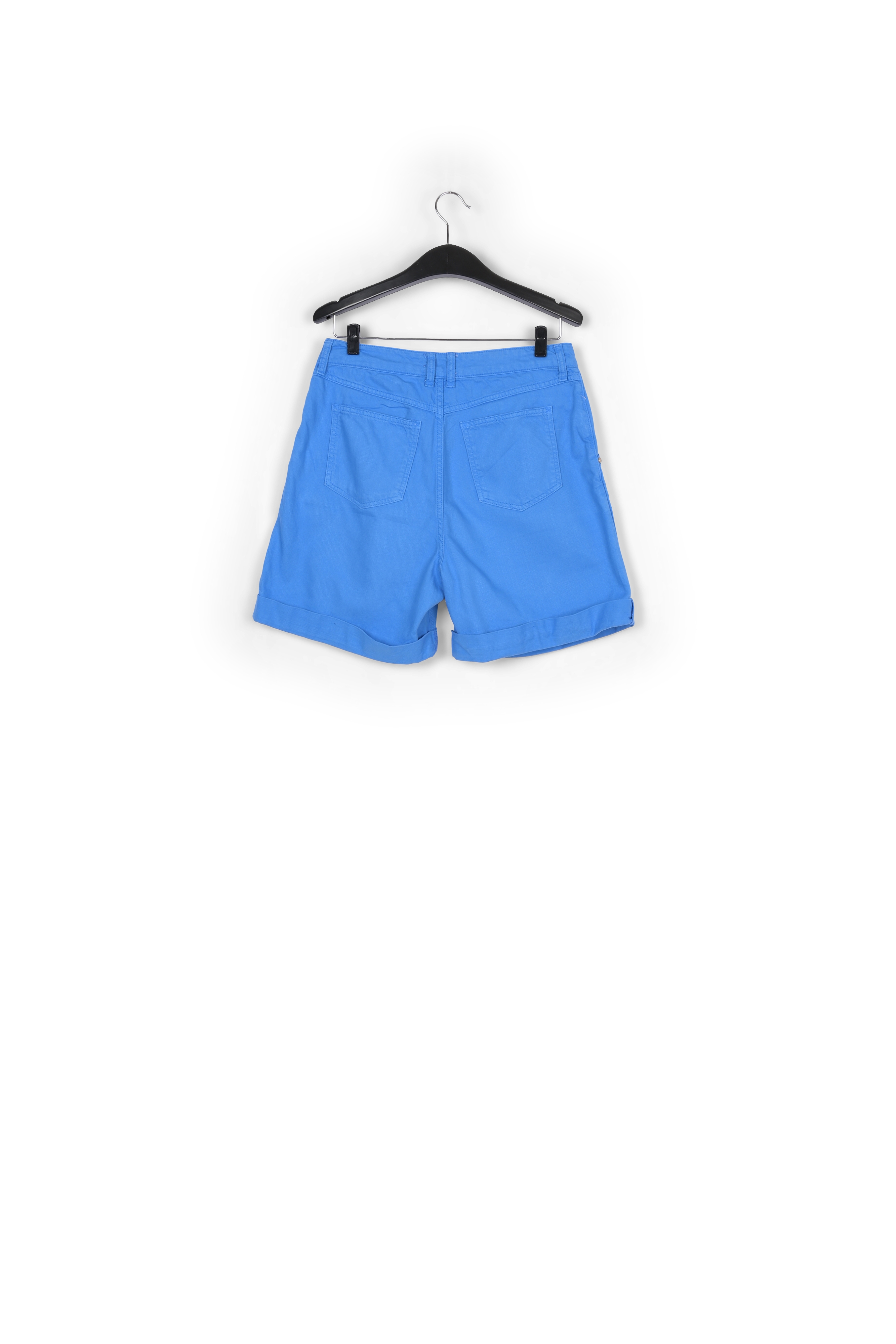 Blue denim boyfriend shorts RE—SSENTIEL second-hand photo 2