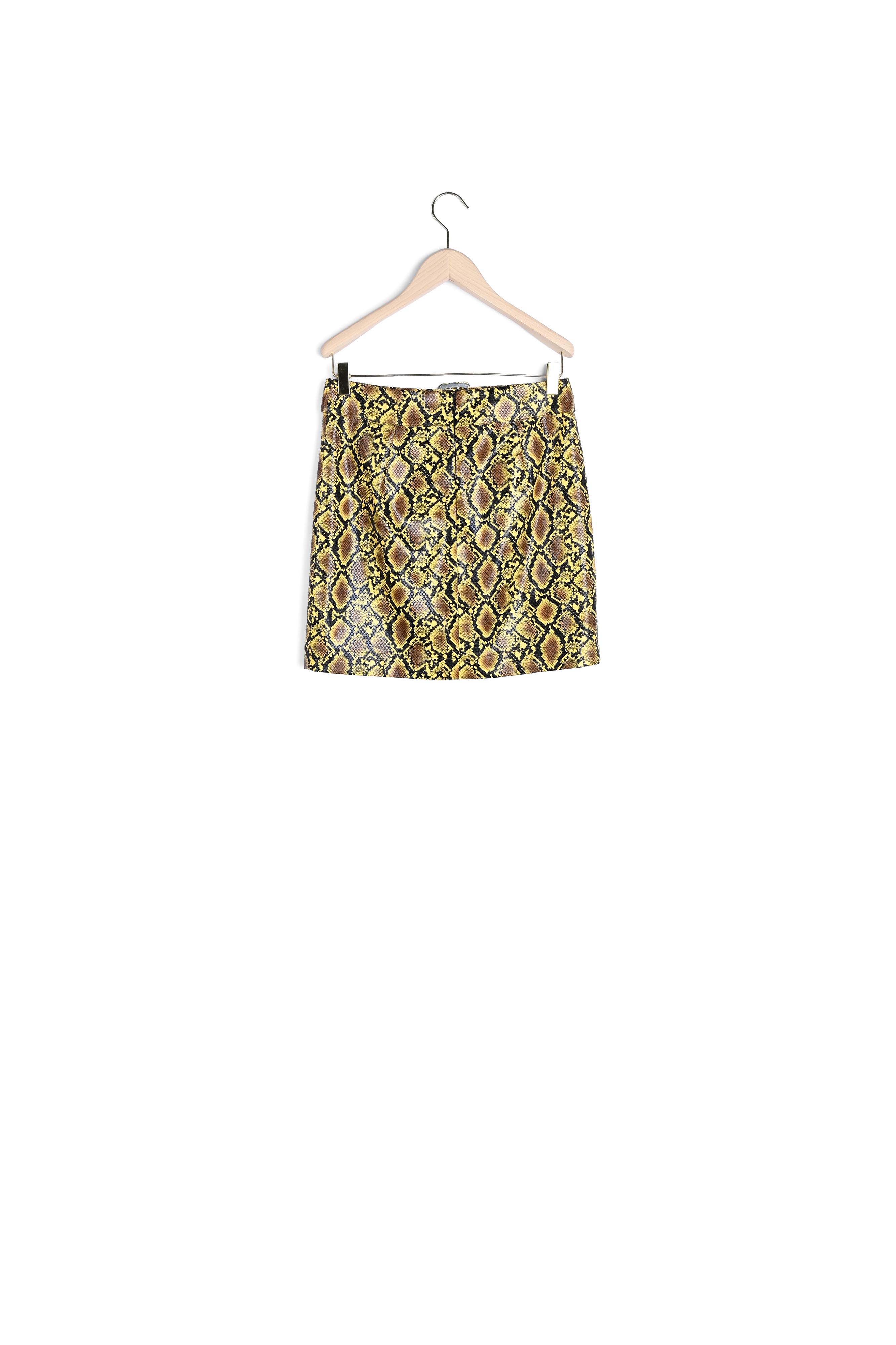 Jupe Jackpot jaune motif python Tara Jarmon seconde main photo 8