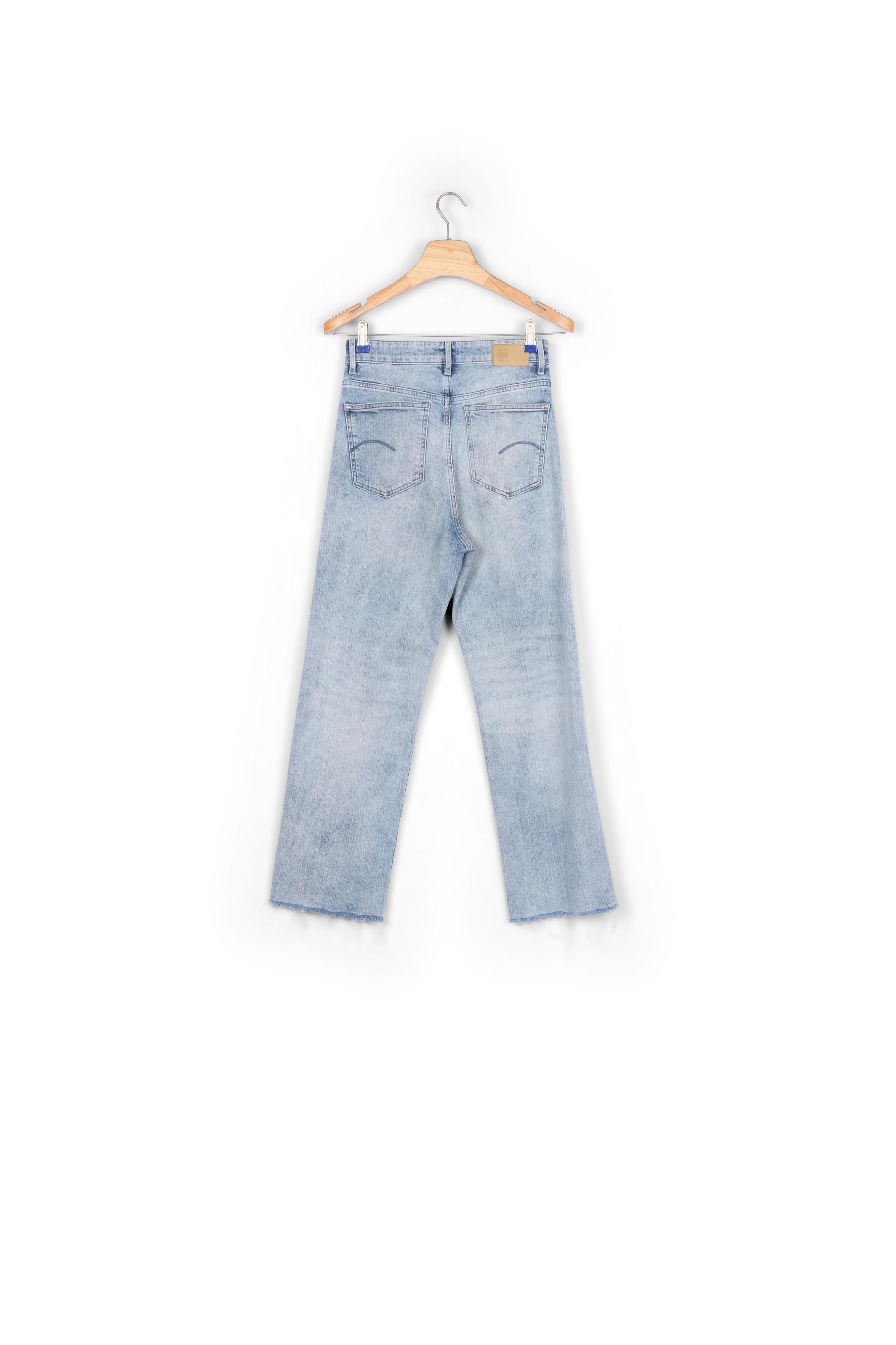 Jean Tedie Ultra High Straight Ripped Edge Ankle G-star seconde main photo 2