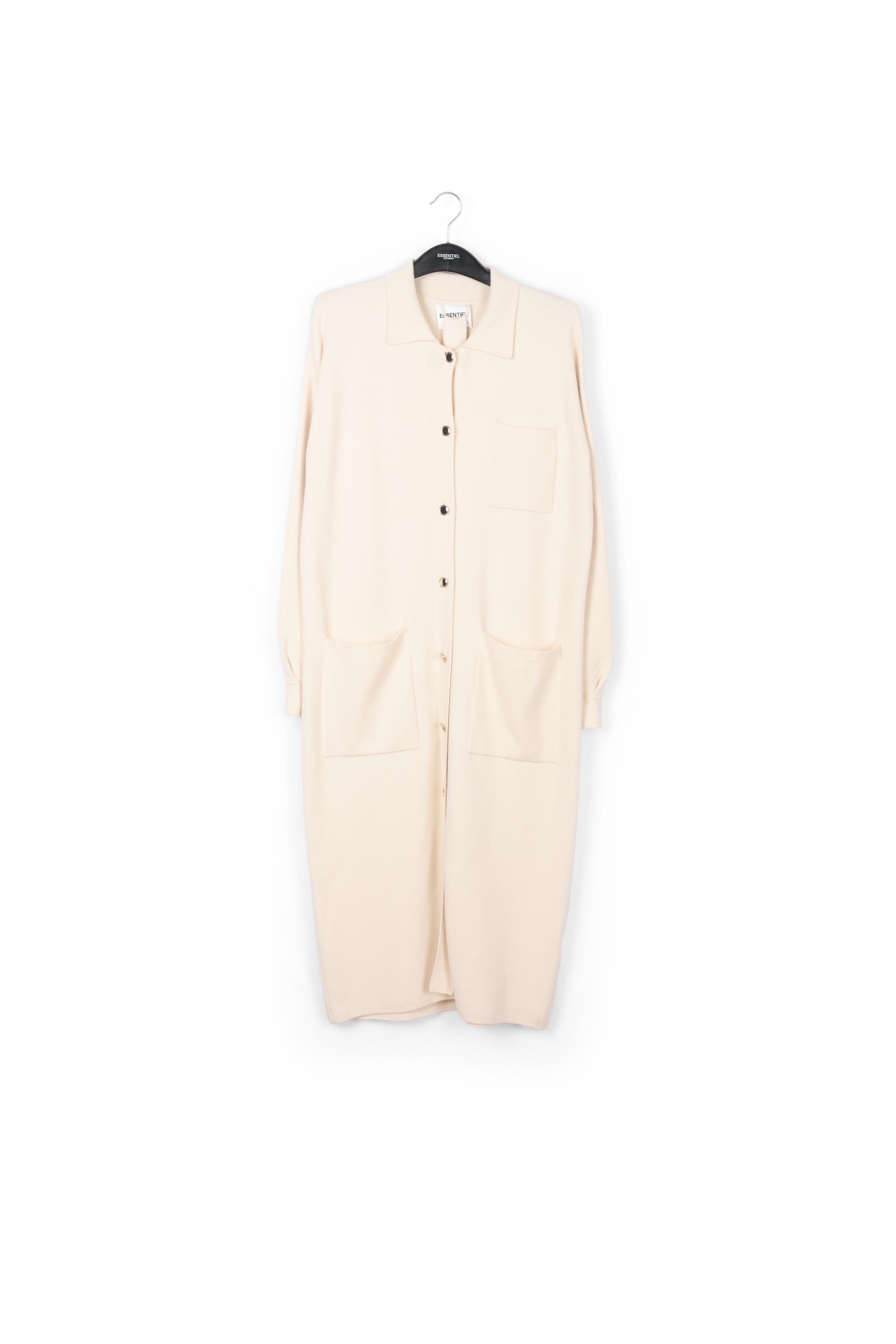 Cardigan blanc cassé avec ceinture RE—SSENTIEL seconde main photo 1
