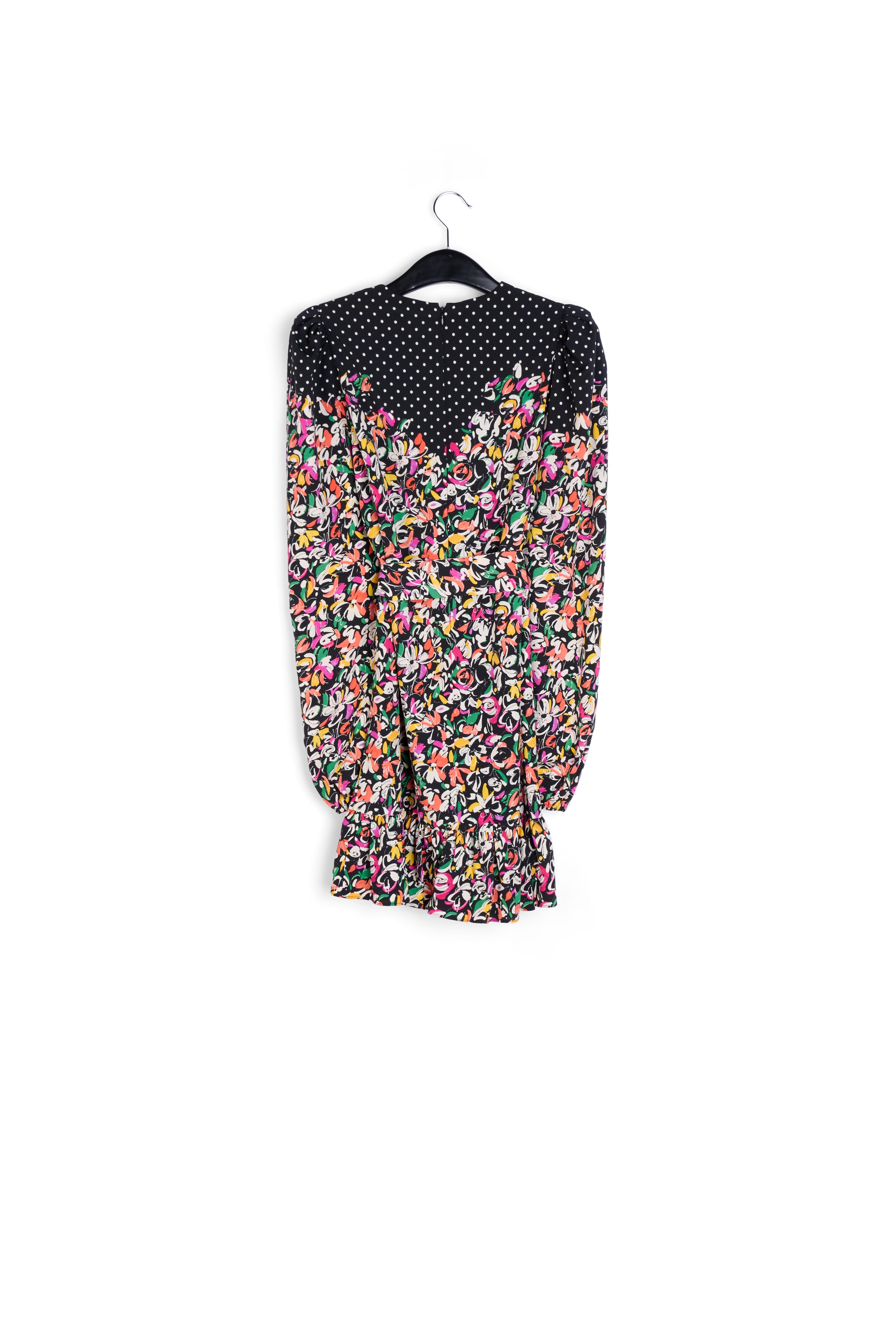 Colorful floral and polka-dot mixed-print dress RE—SSENTIEL second-hand photo 2