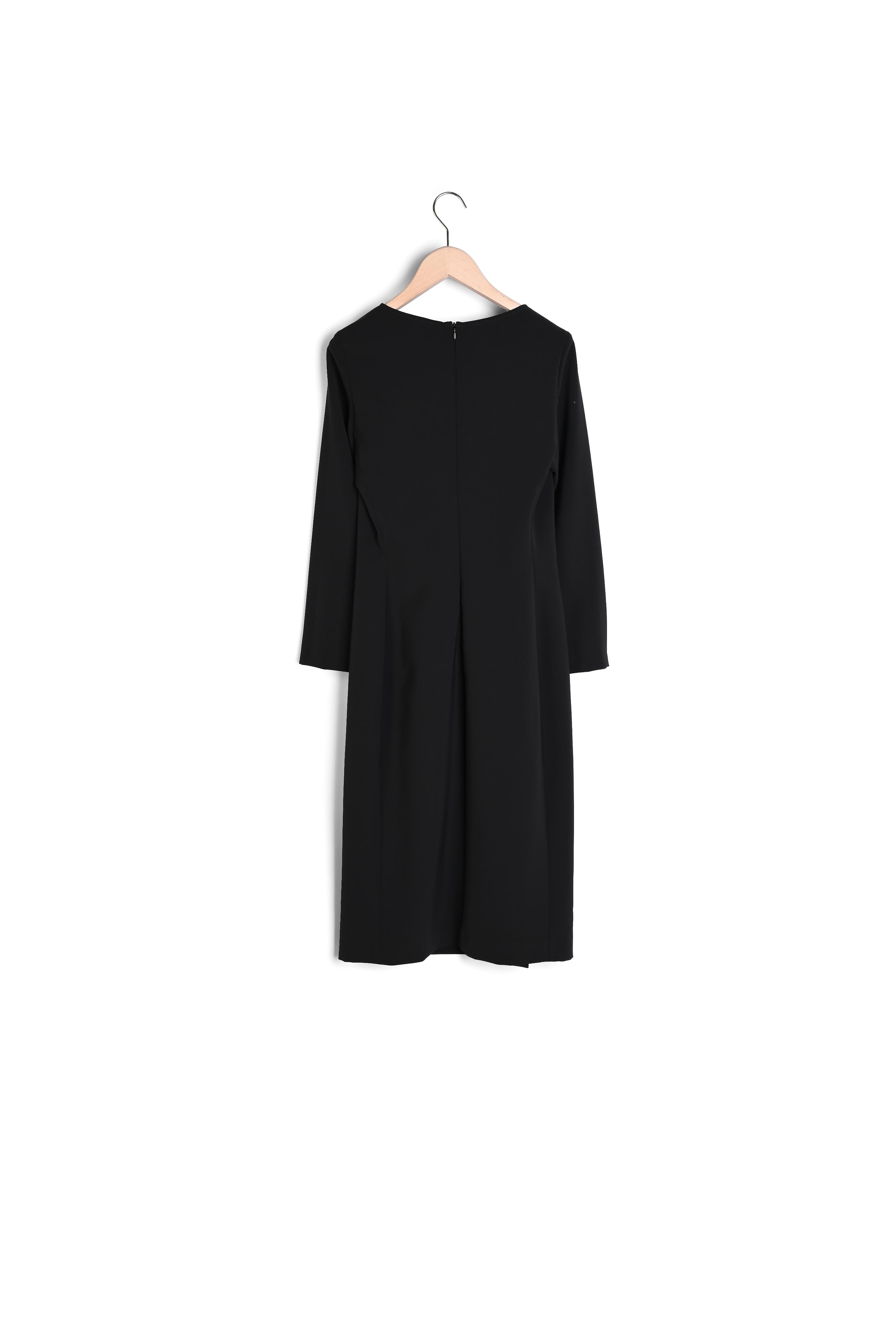 Robe midi Ringo en tailleur stretch noire Tara Jarmon seconde main photo 2