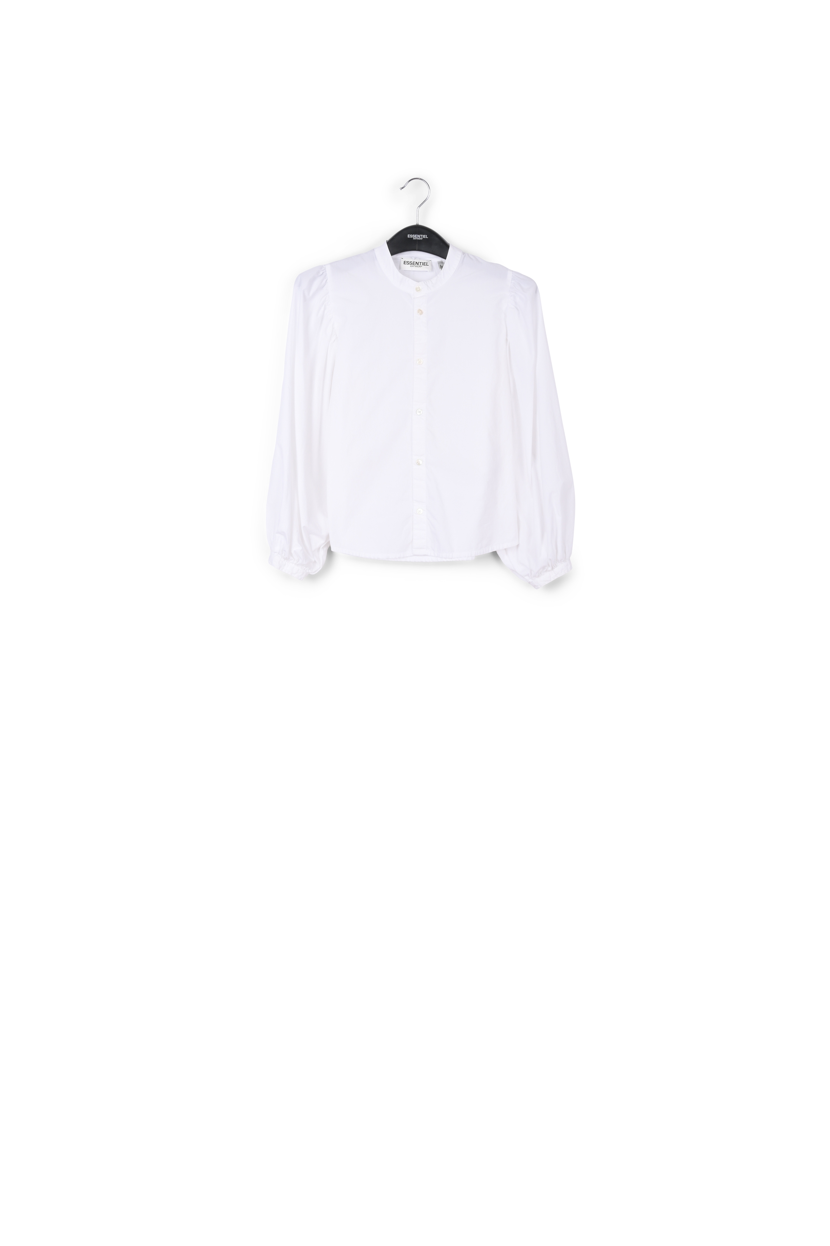 Chemisier en coton blanc RE—SSENTIEL seconde main photo 2