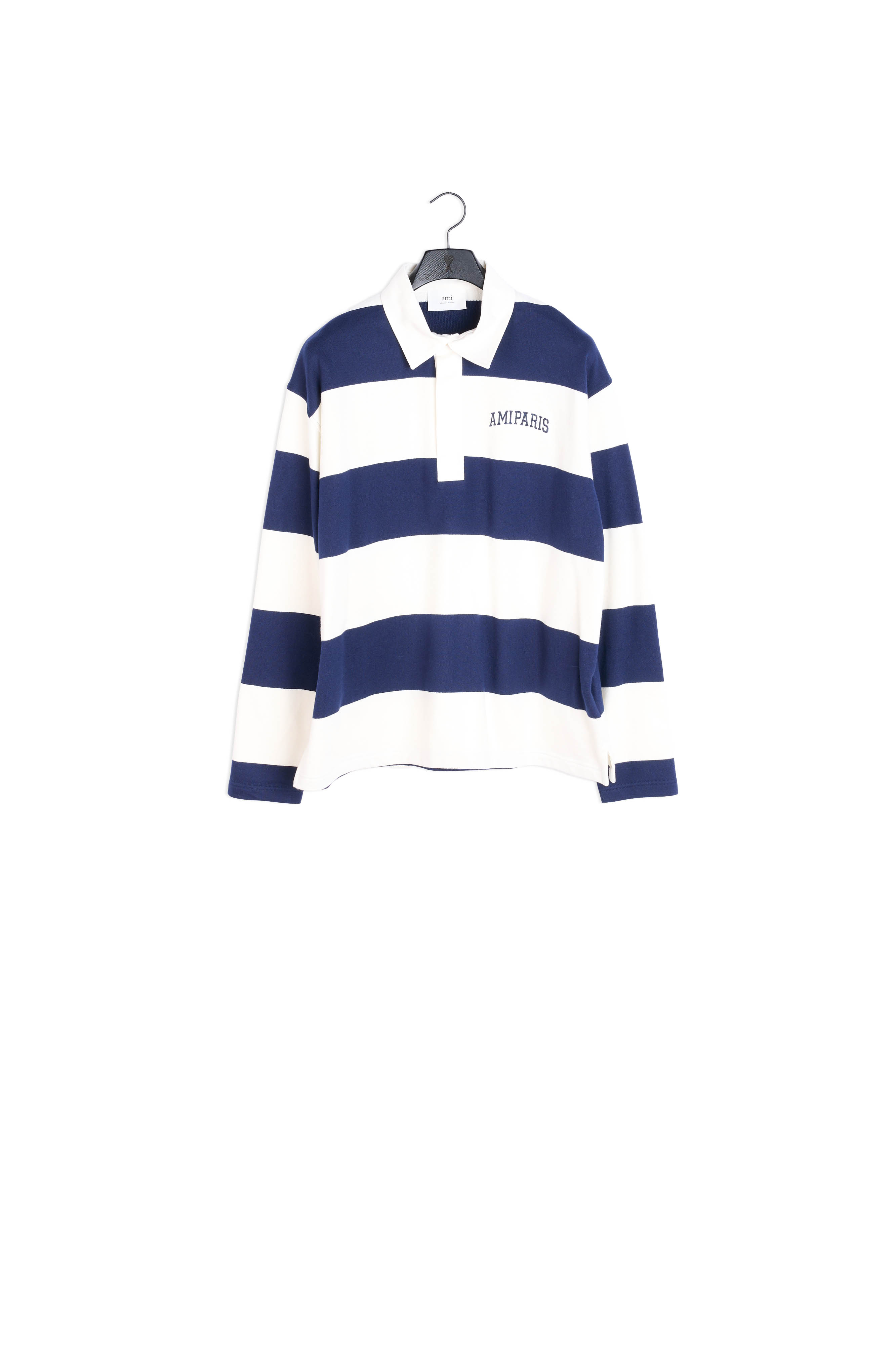 Blanc nat/bleu nautique