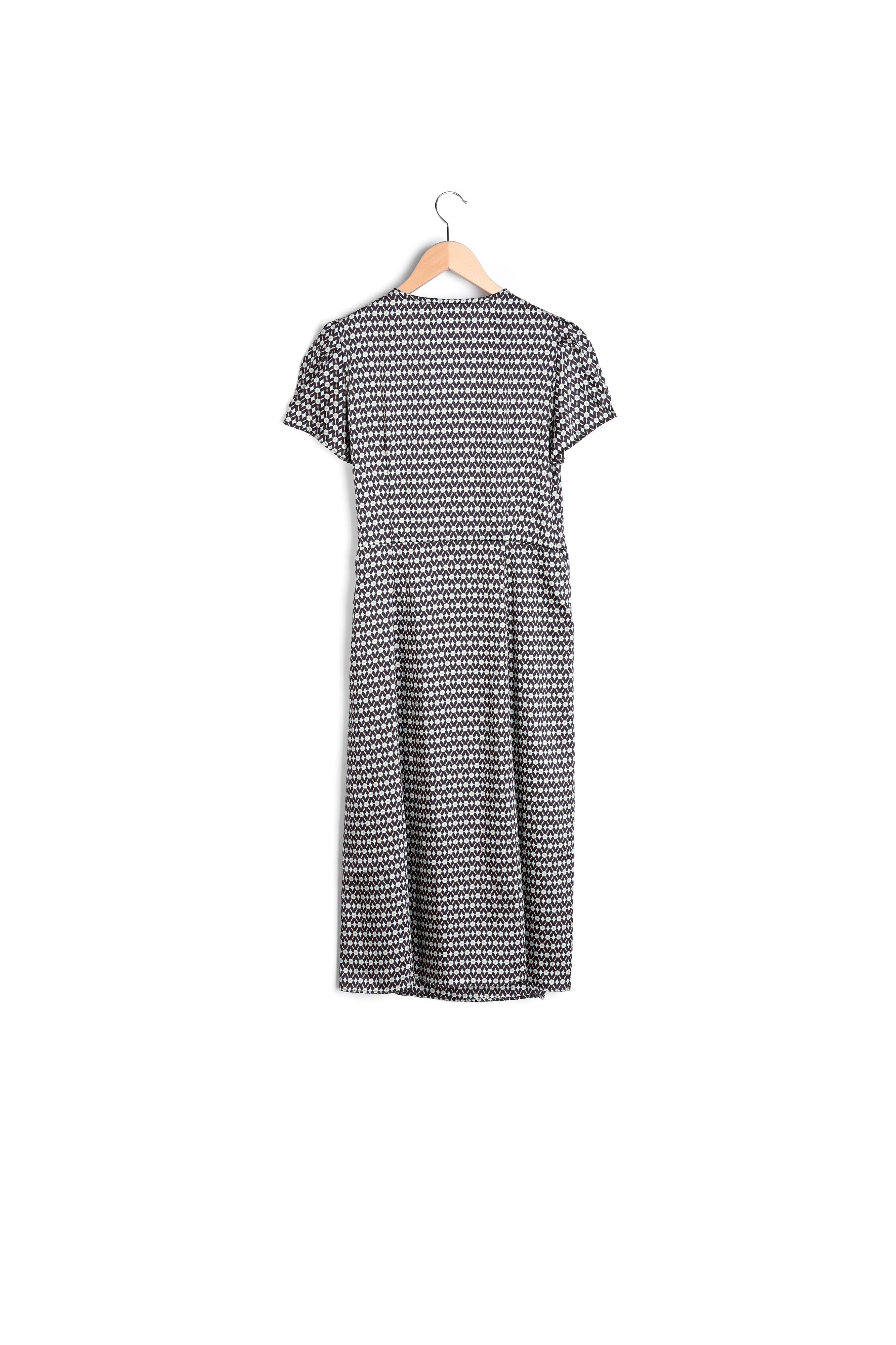 Robe midi portefeuille imprimée - SELENA Gerard Darel seconde main photo 2