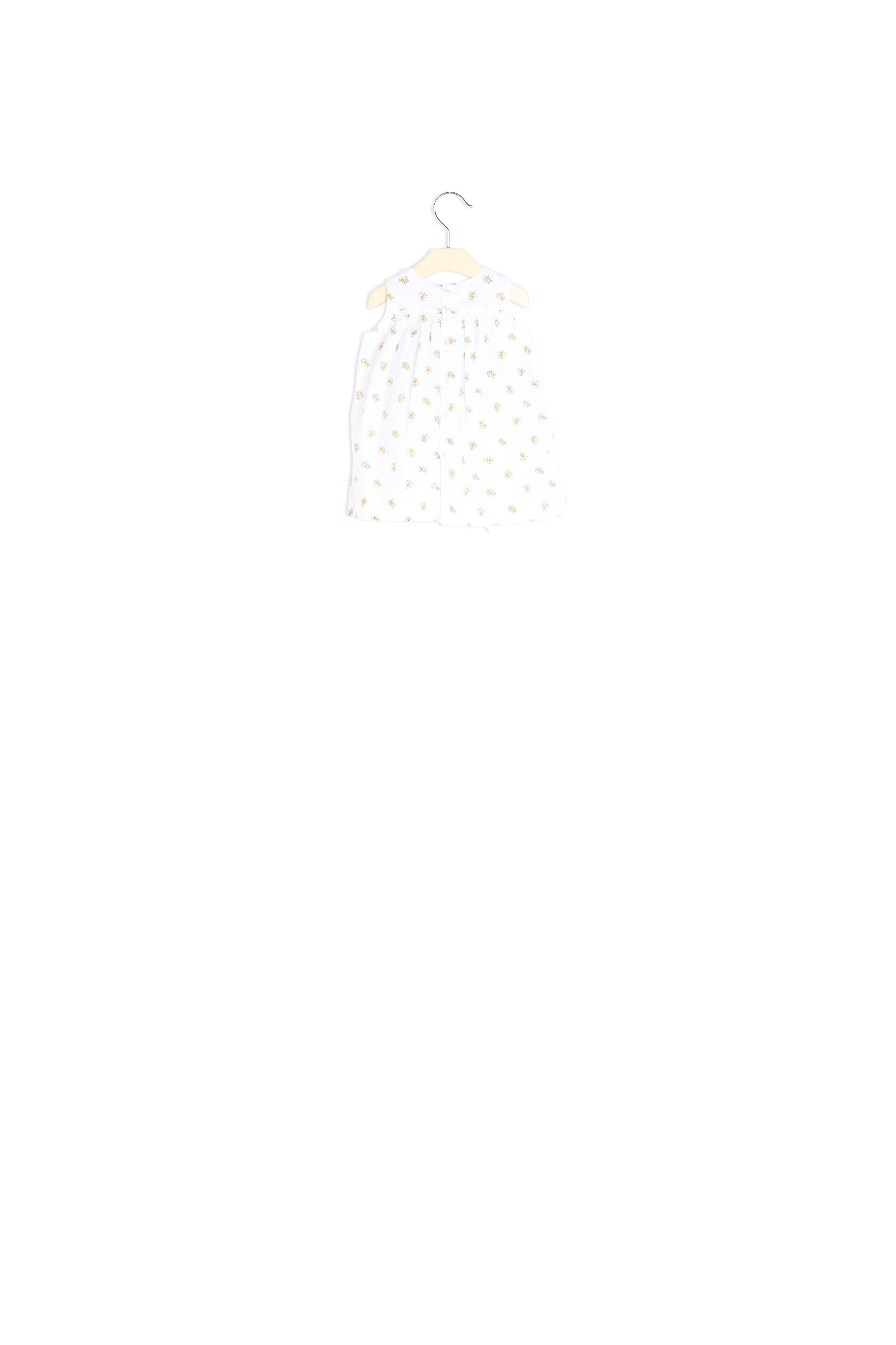 Robe en coton imprimé Bonpoint Vintage seconde main photo 2