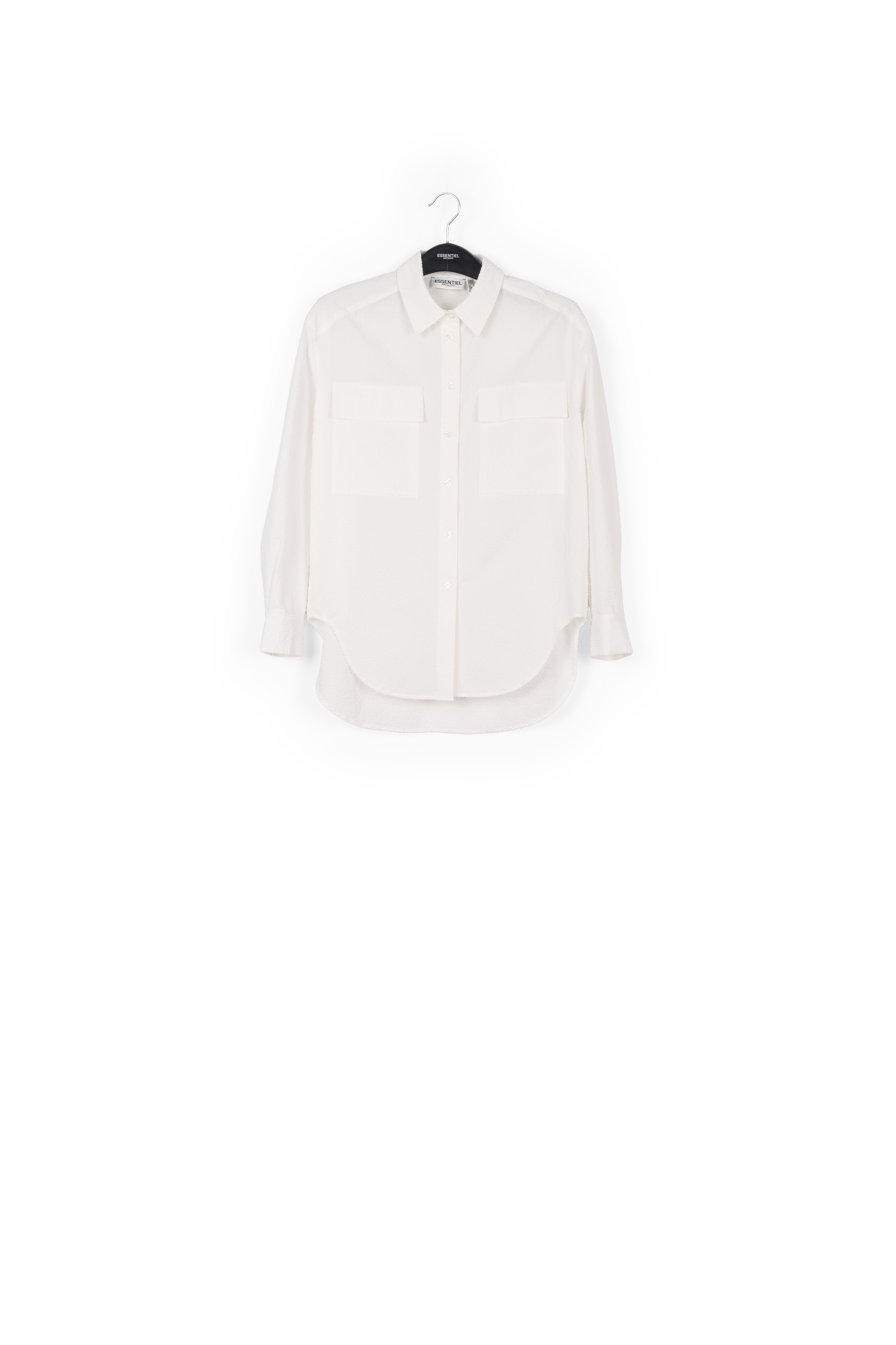 Chemise oversize blanche RE—SSENTIEL seconde main photo 1