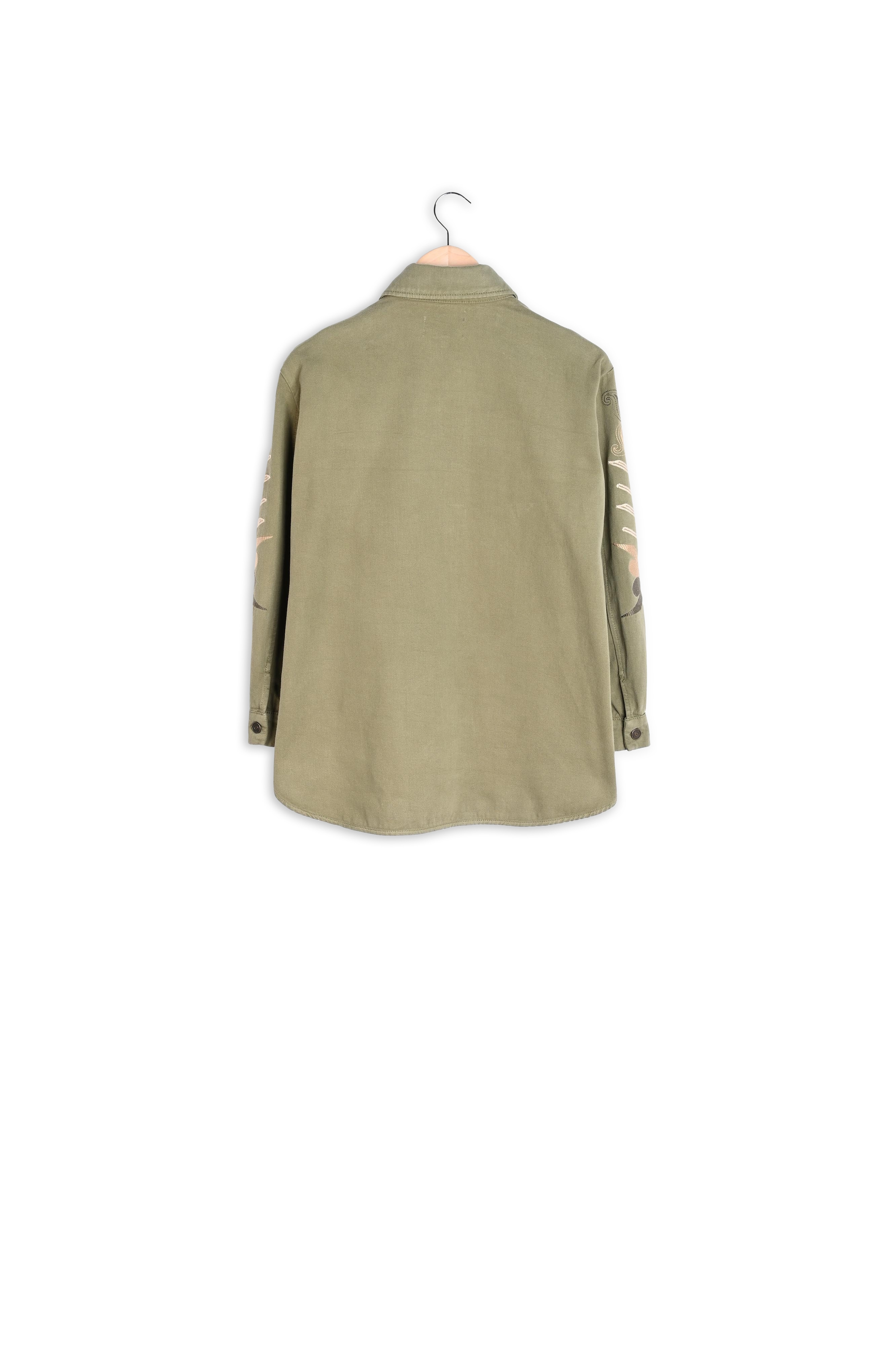 Villinois - Veste Esprit Surchemise Brodée Aux Manches