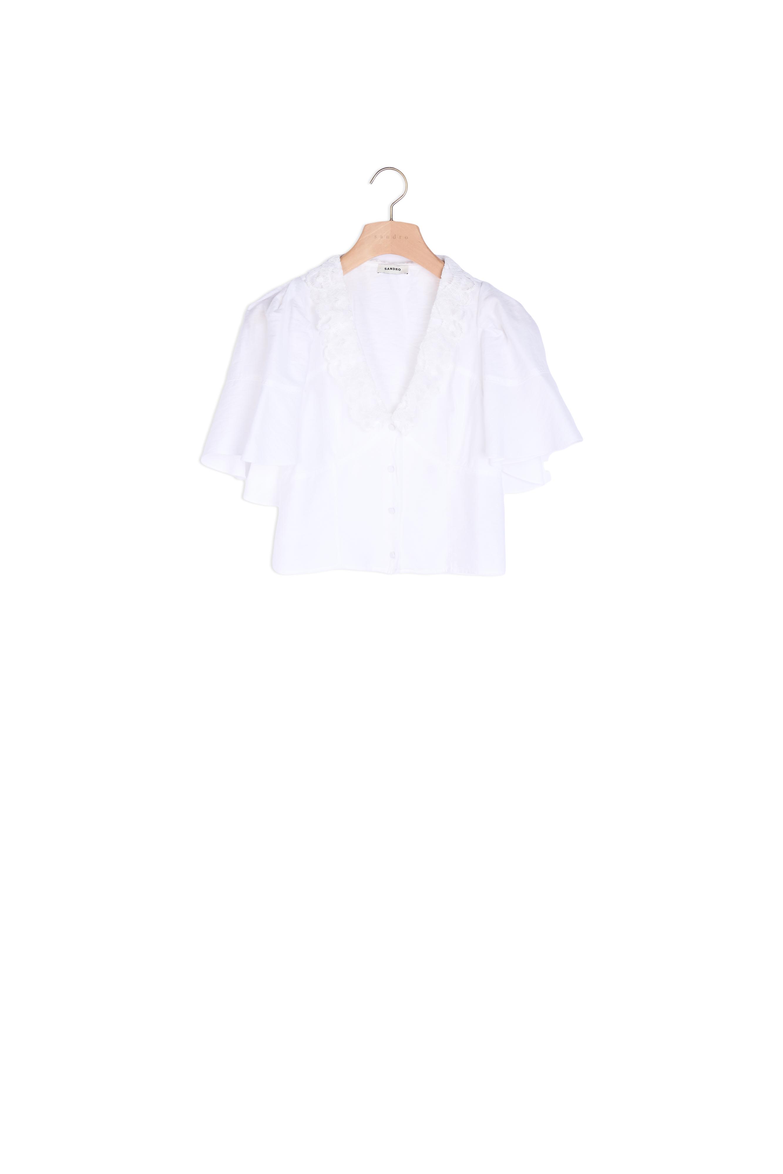 Photo produit Chemisier court à cape volantée numéro 0