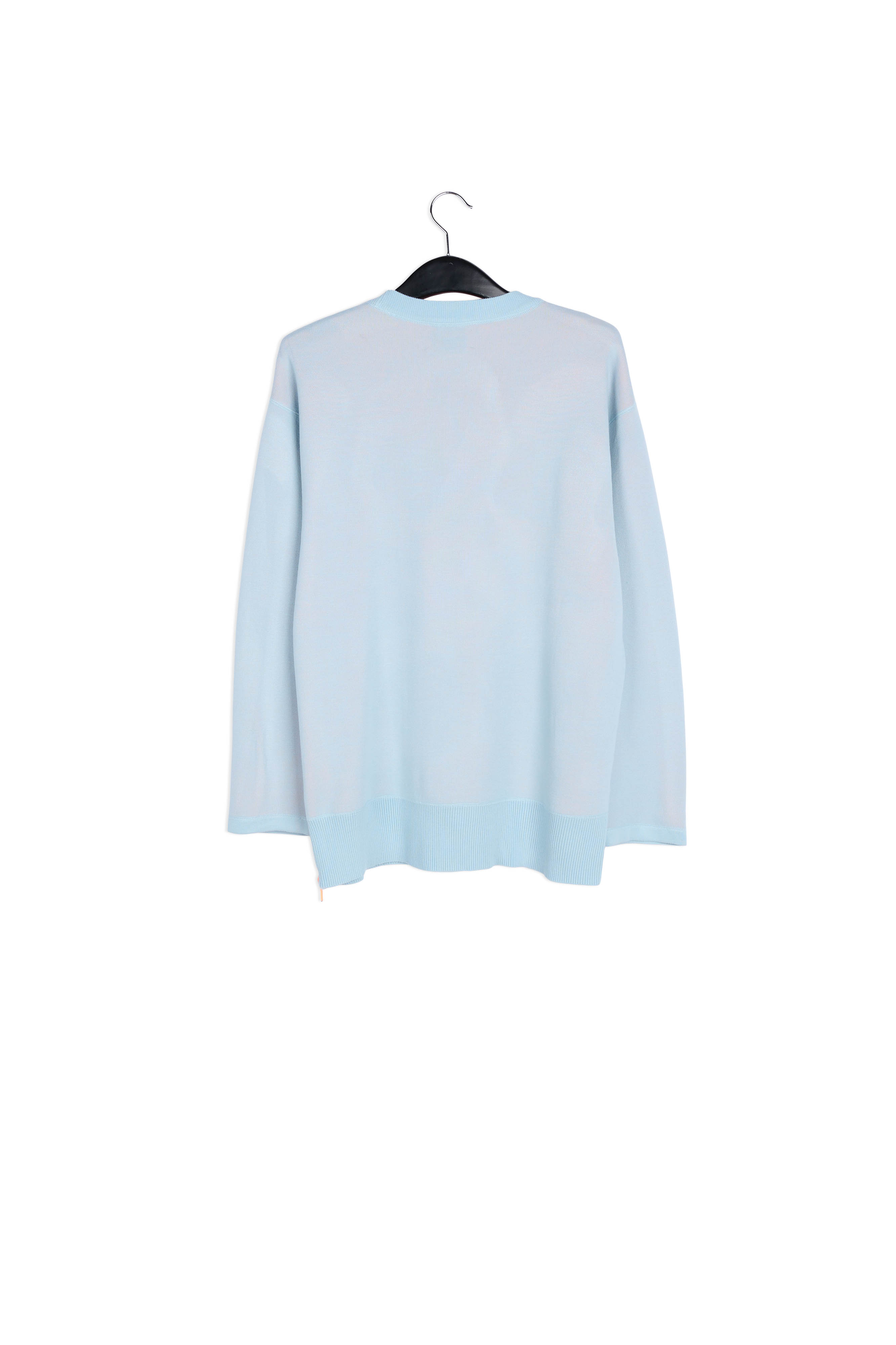 Light blue sweater with boxy cut RE—SSENTIEL second-hand photo 2
