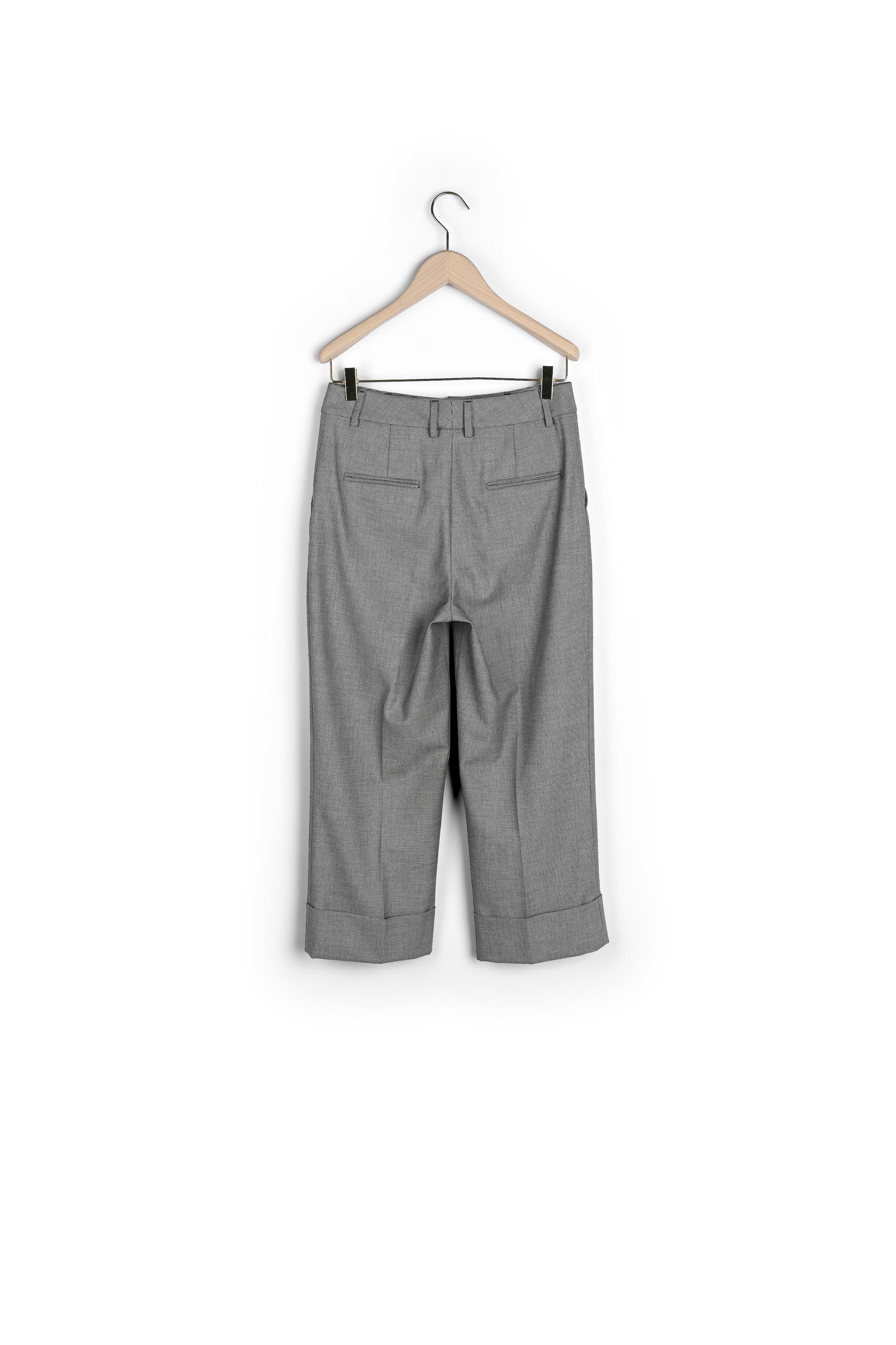 Pantalon Piper noir en tissu caviar Tara Jarmon seconde main photo 6