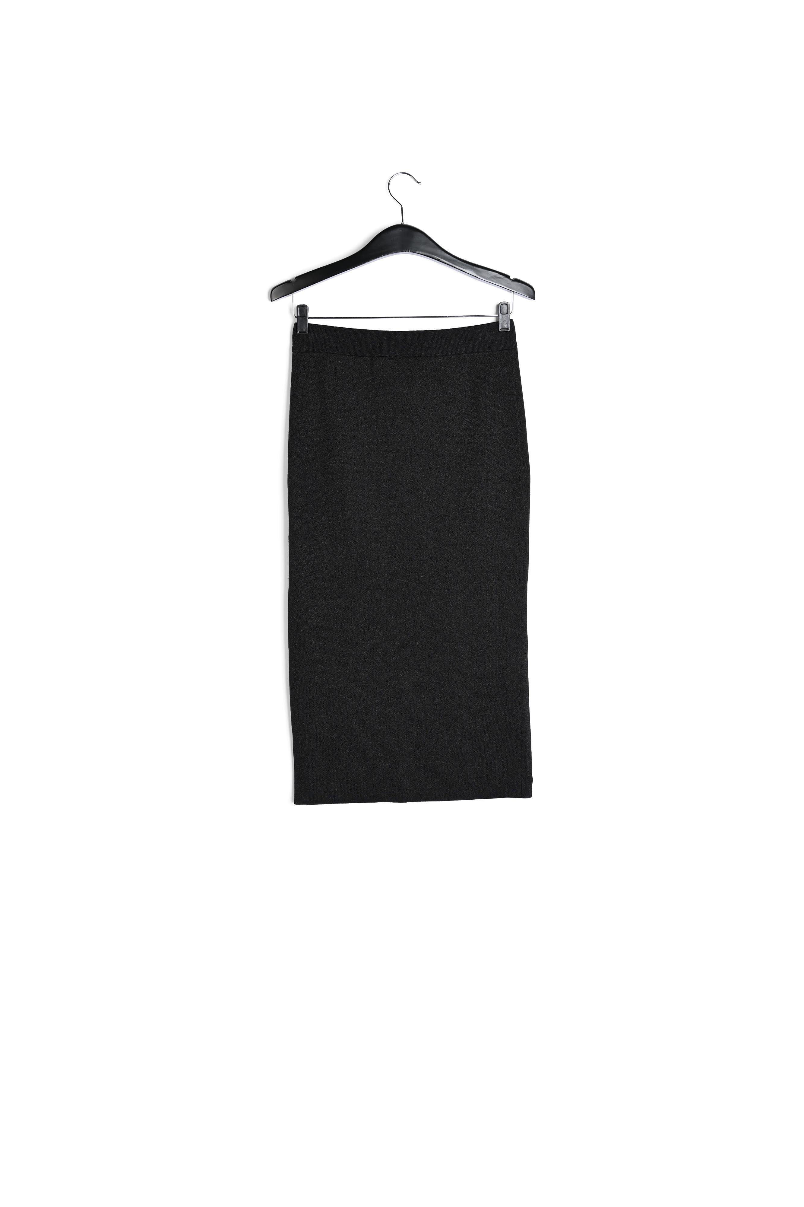 Zwarte kokerrok met lurex RE—SSENTIEL tweedehands photo 2