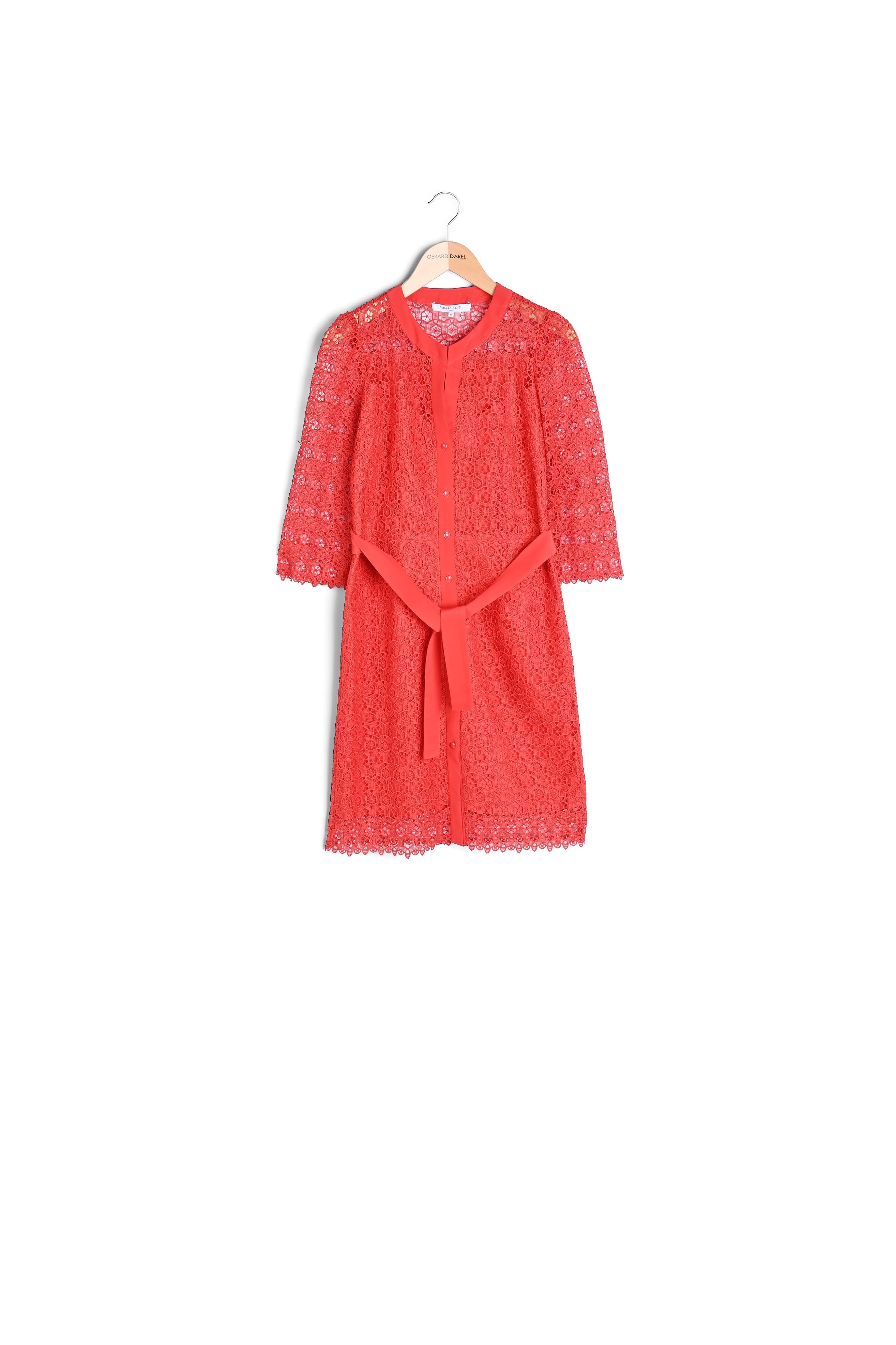 SANTANA - Robe-chemise courte à nouer Gerard Darel seconde main photo 1
