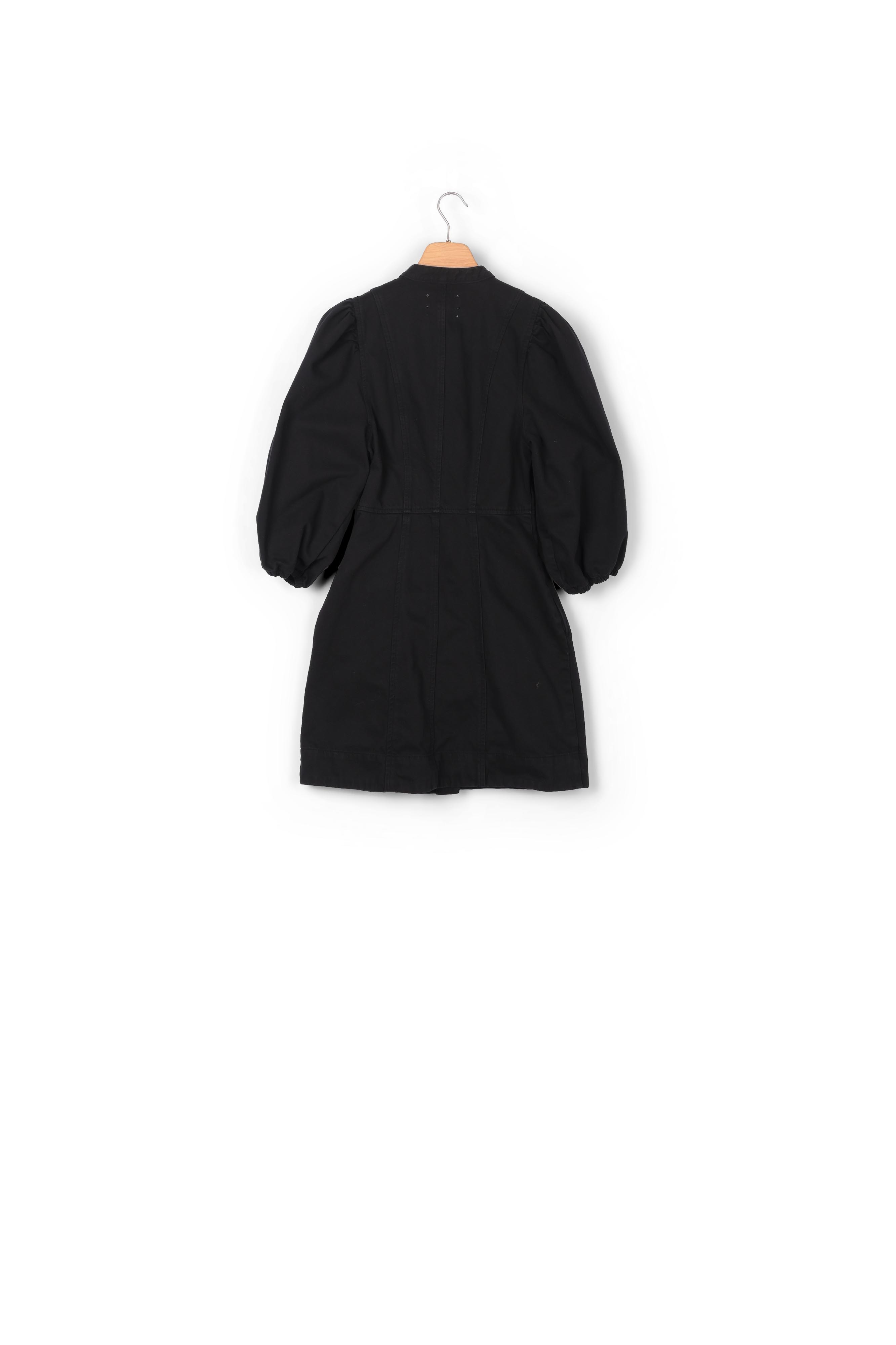 Black denim mini dress RE—SSENTIEL second-hand photo 2