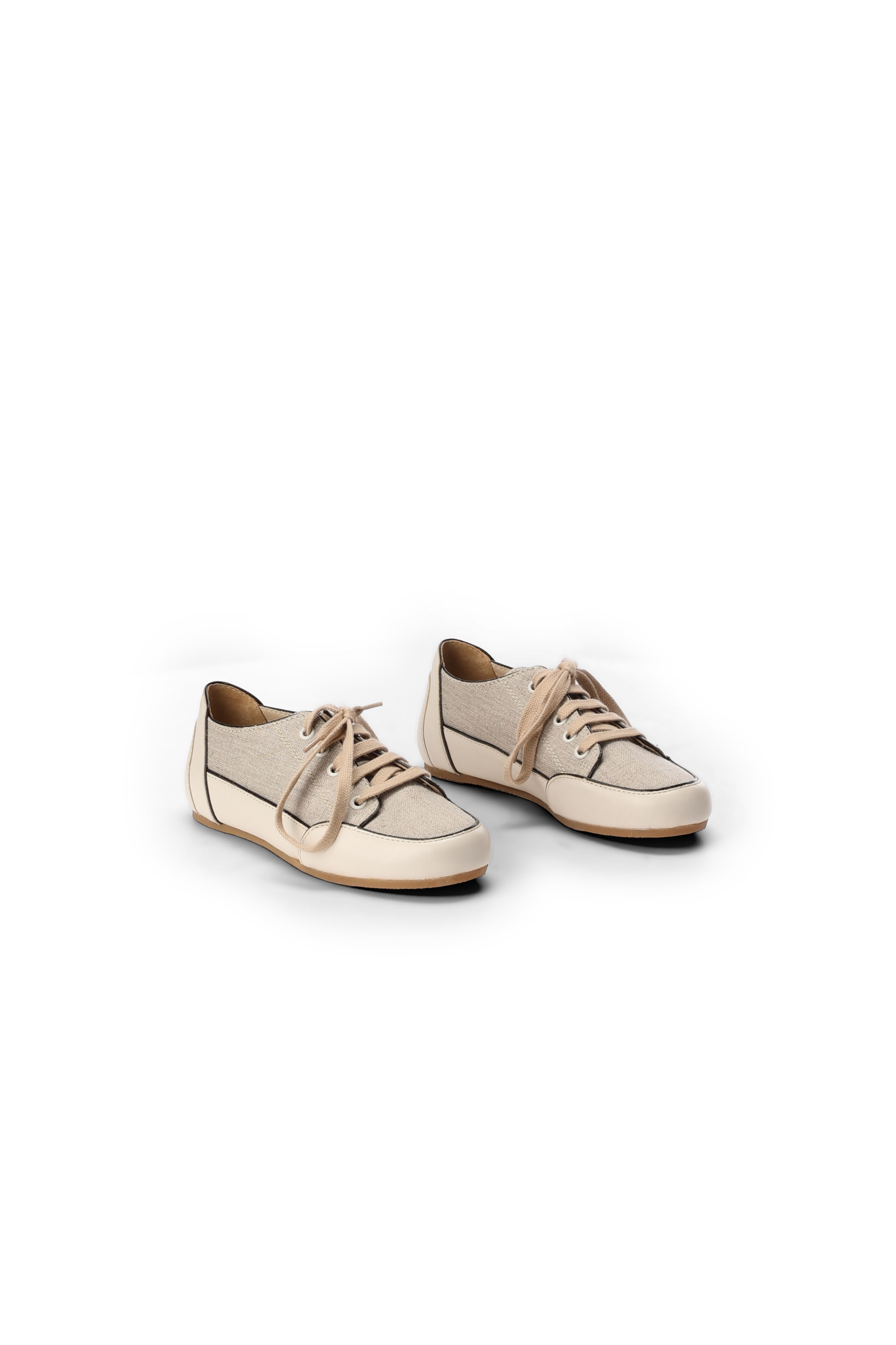 Veau beige/toile