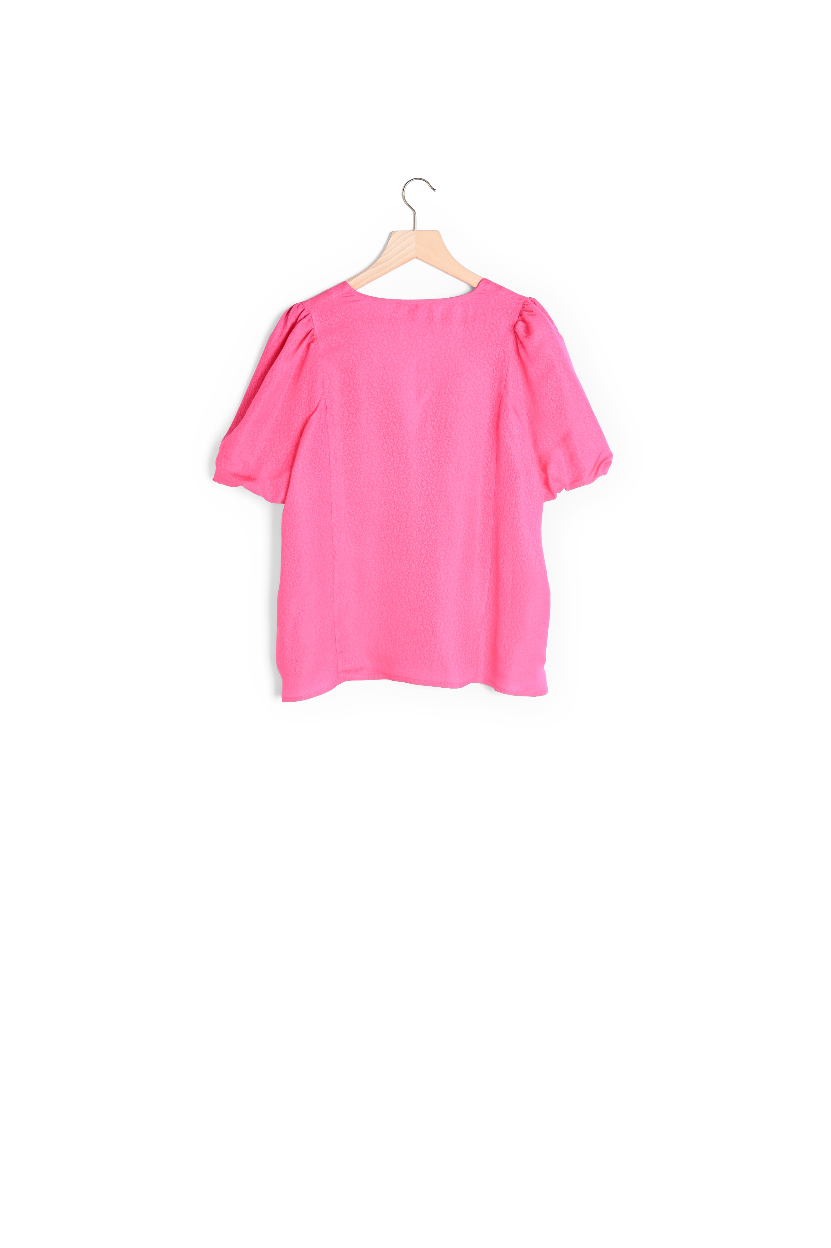 CHEMISE LAVANDE JACQUARD ROSE