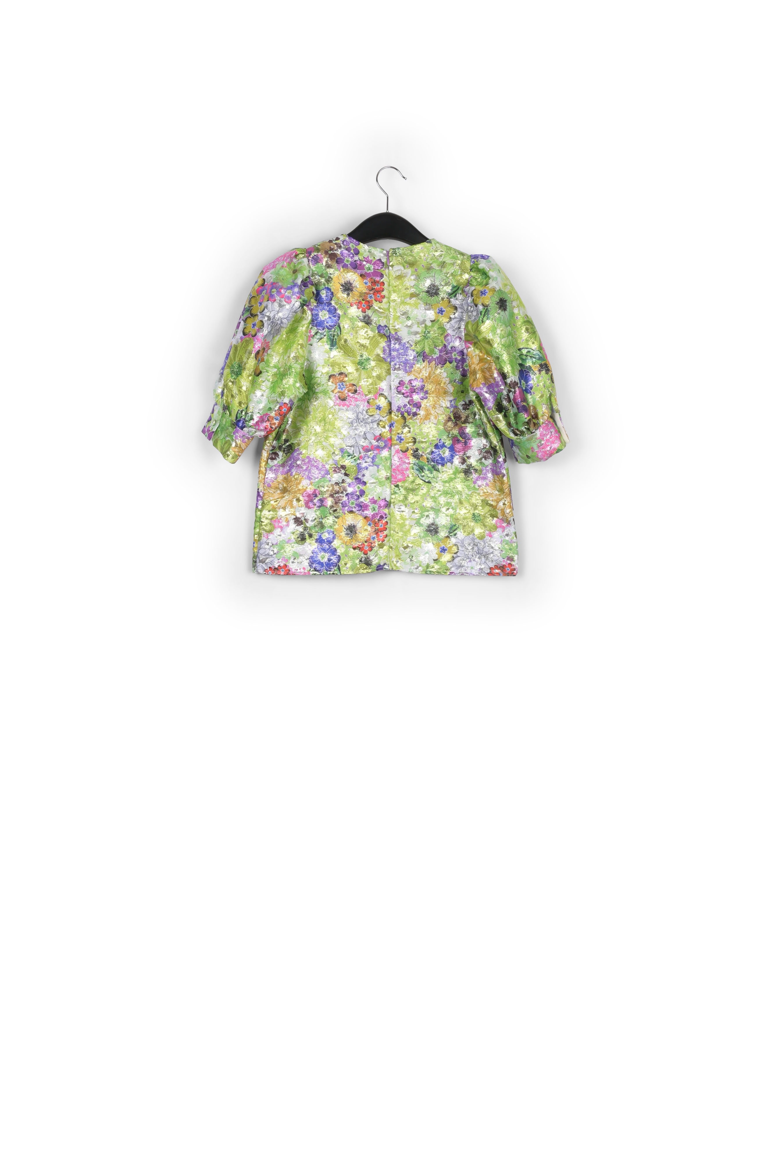 Top fleuri aux manches bouffantes RE—SSENTIEL seconde main photo 2