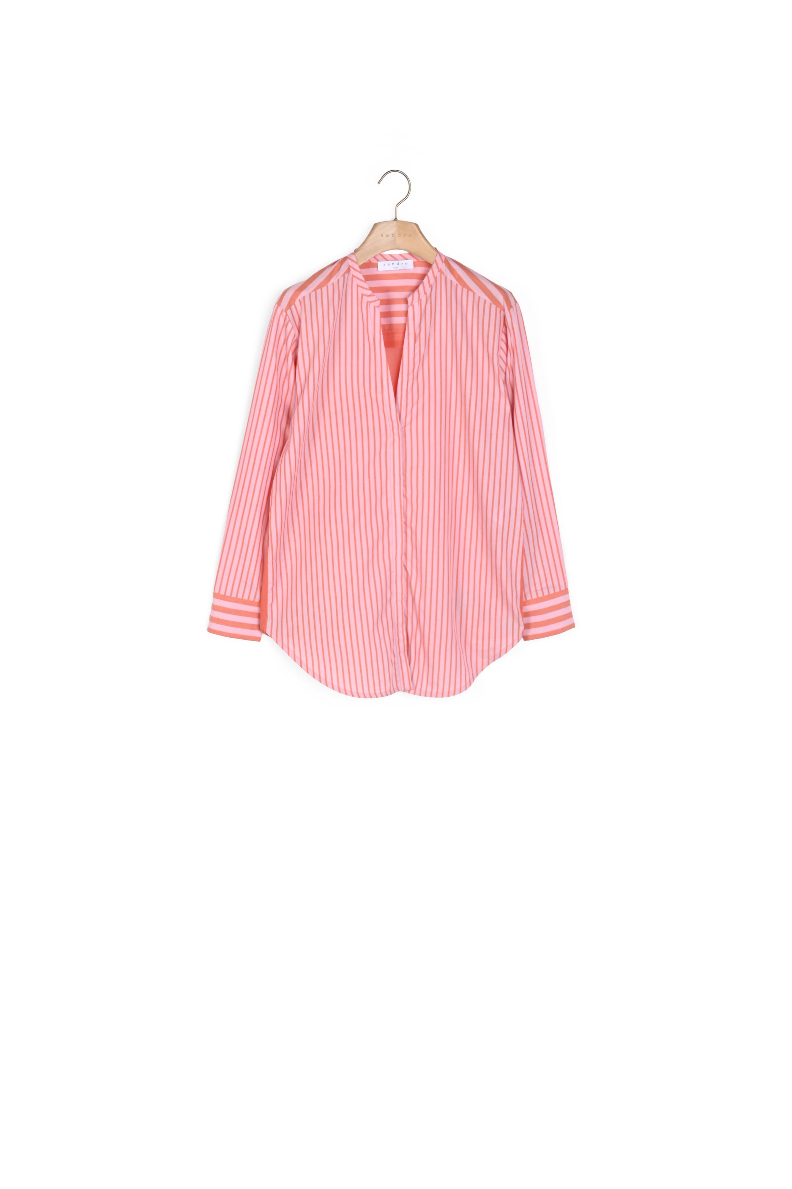 Striped cotton shirt Sandro second-hand photo 1
