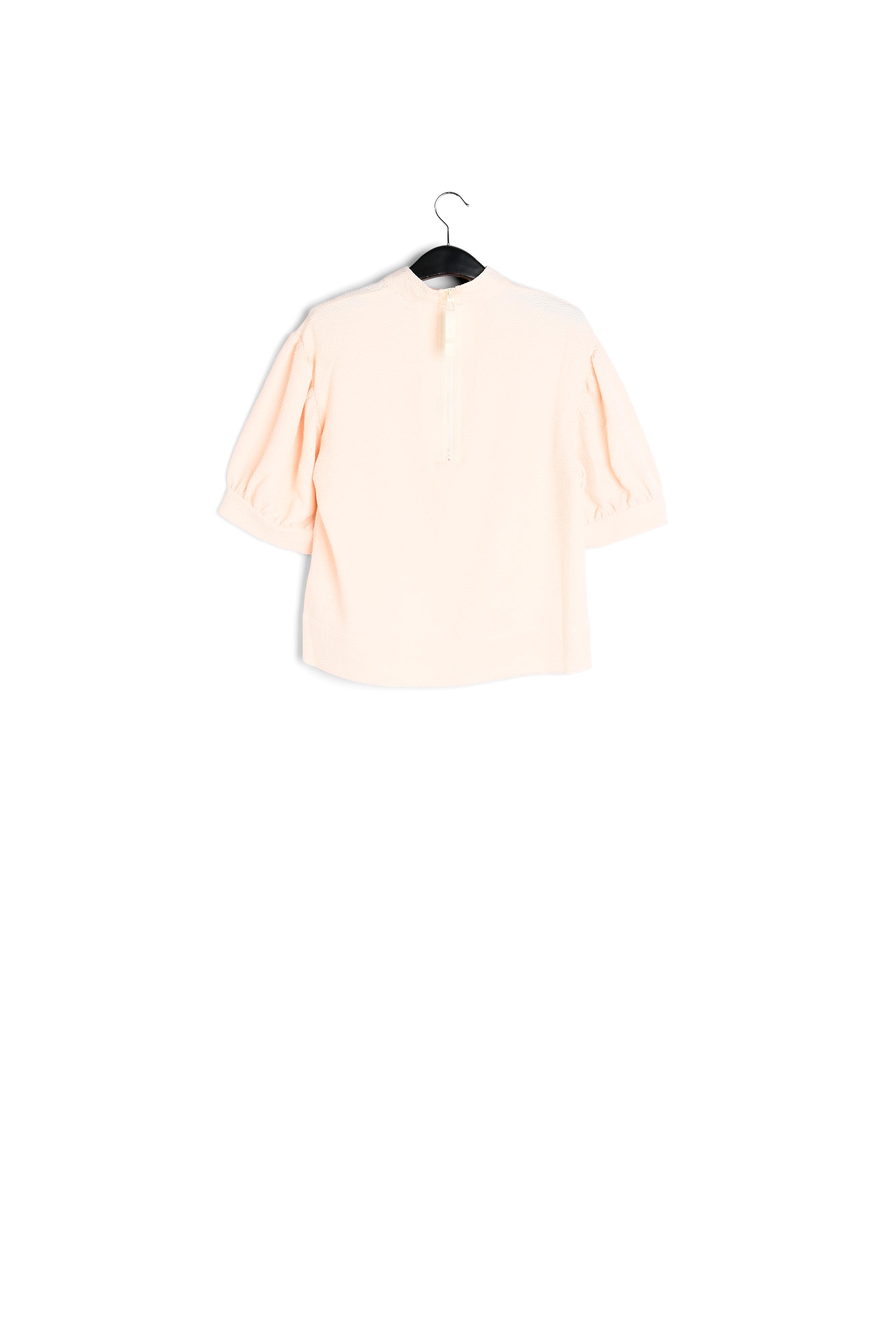 Gebroken witte top met pofmouwen RE—SSENTIEL tweedehands photo 2